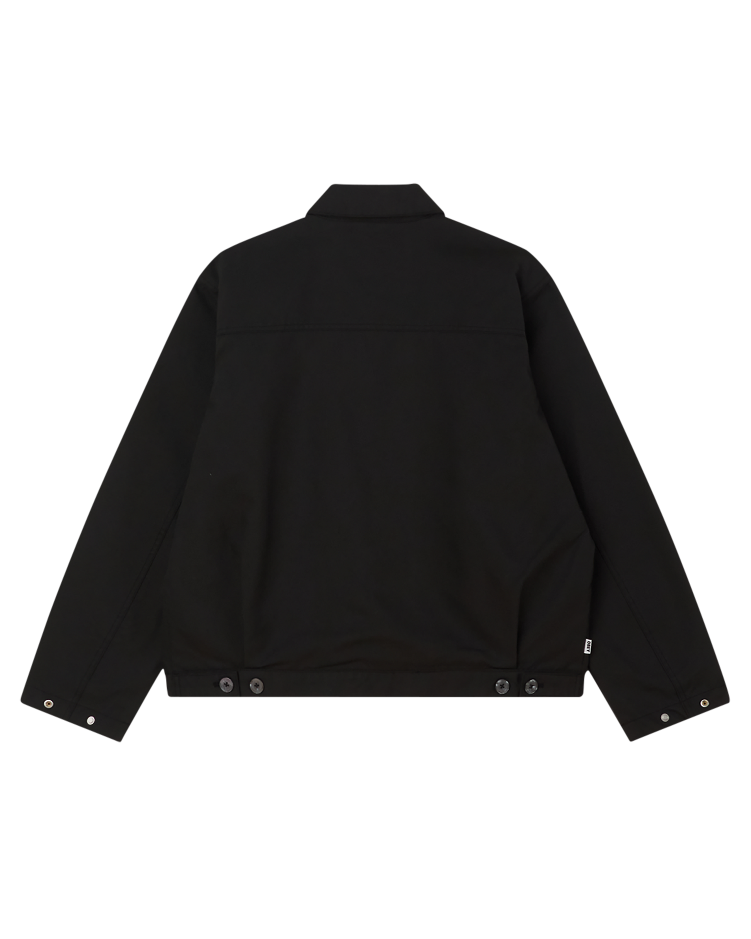 obey oliver shirt jacket pirate black