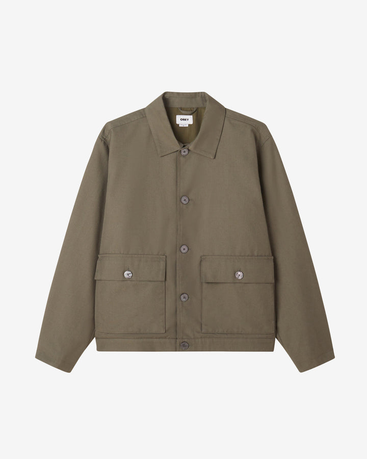 OLIVER SHIRT JACKET TEA LEAF