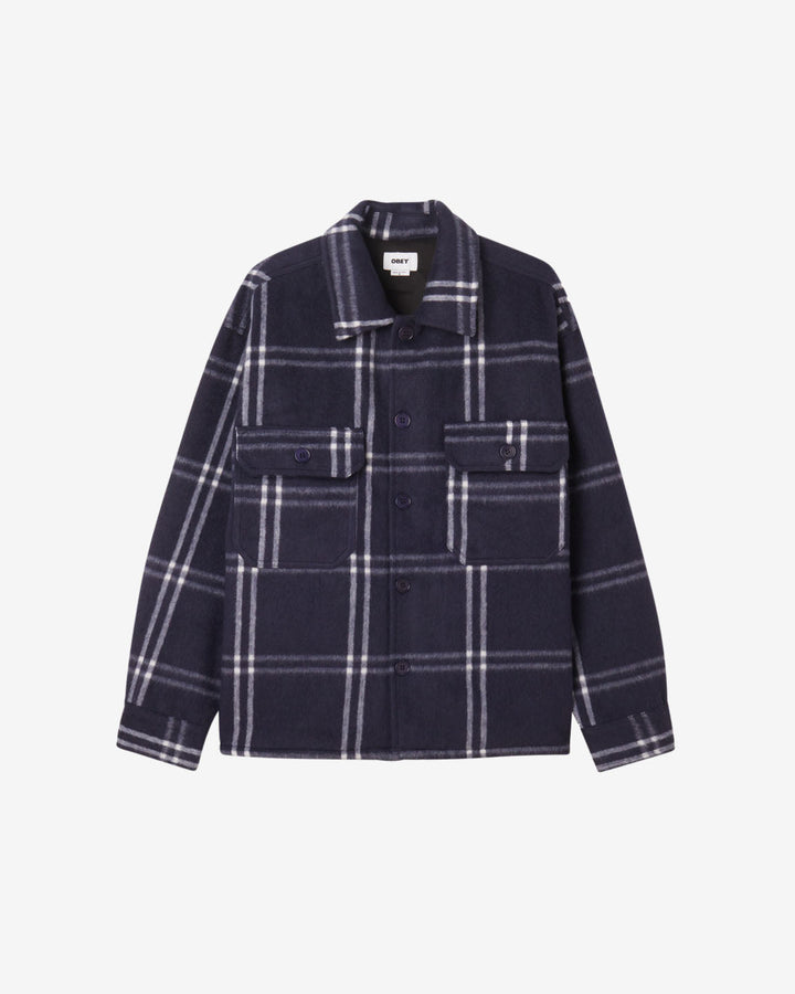 ENTRADA SHIRT JACKET ACADEMY NAVY MULTI