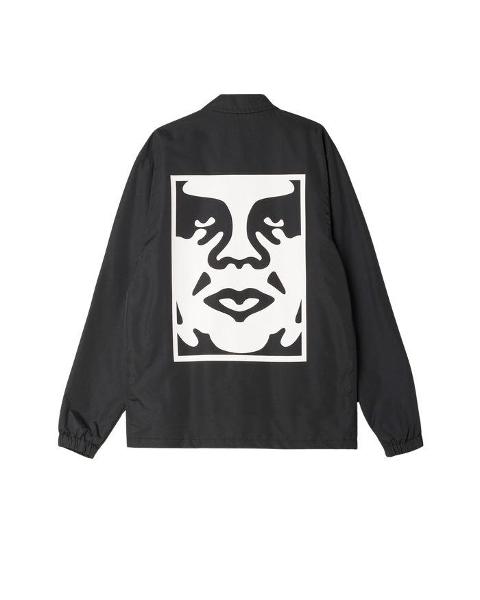 OBEY ICON COACH JACKET Black