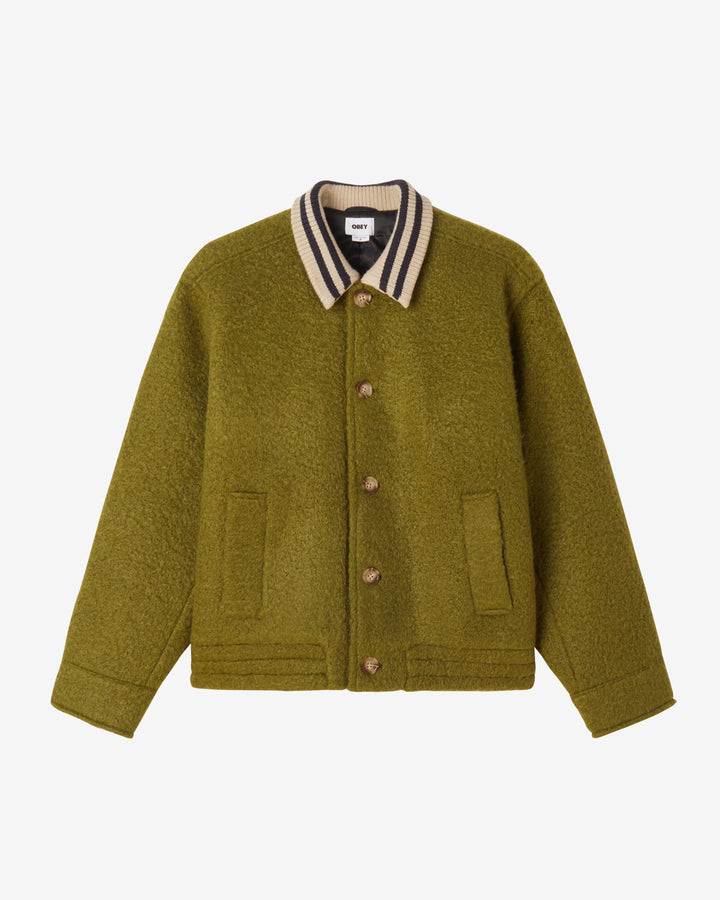 SAUNDERS BLOUSON JACKET MOSS GREEN