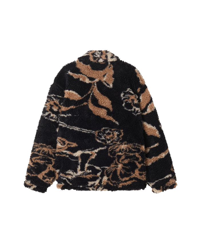 MUSHROOM SHERPA JACKET Dark Navy Multi