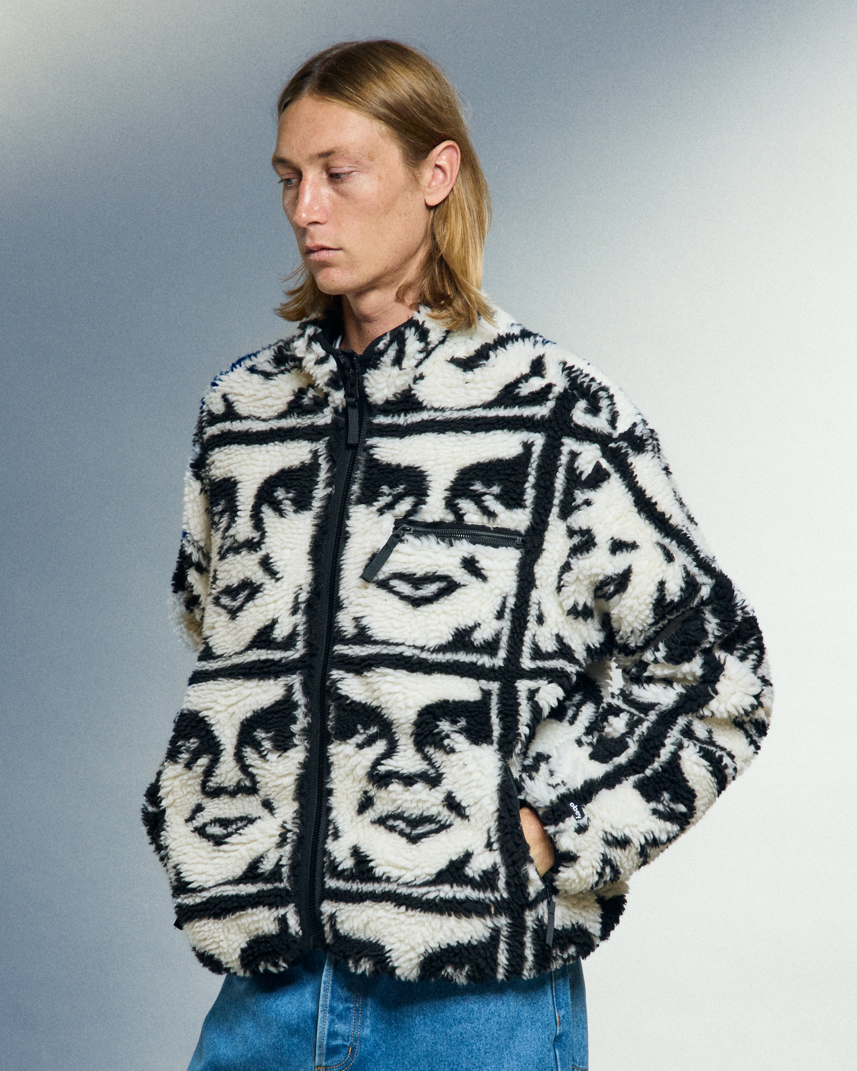 REPEATED ICON SHERPA – OBEY CLOTHING EU