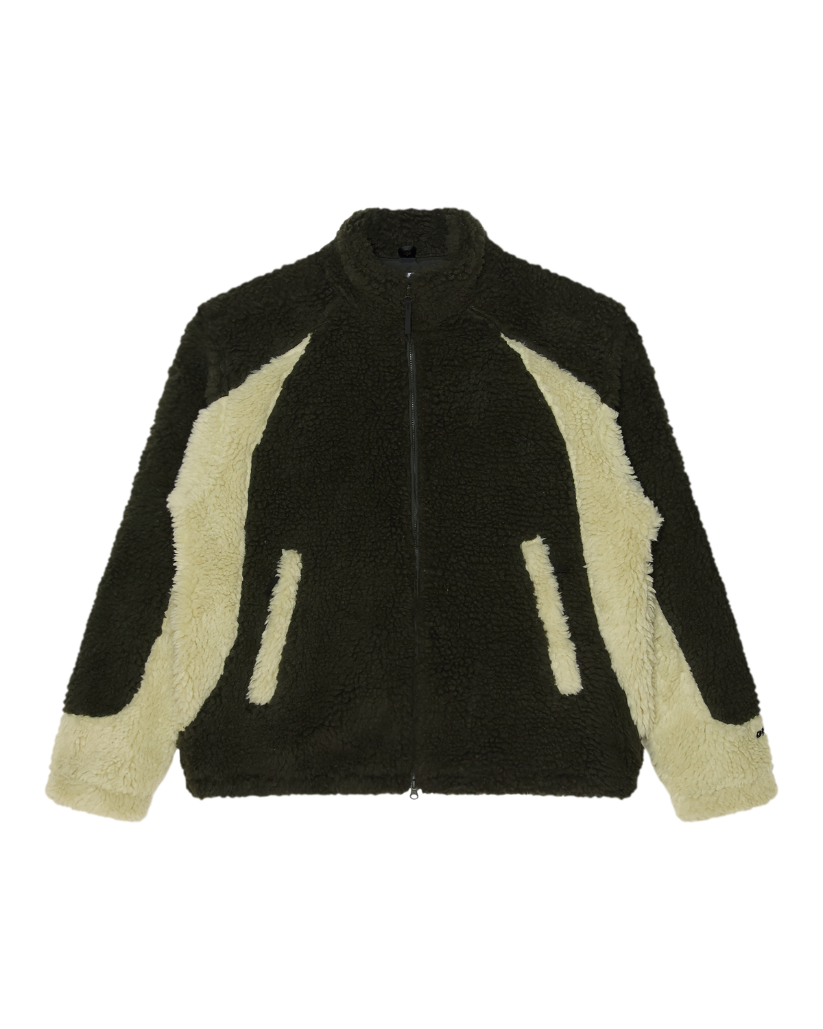 obey-center-field-sherpa-jacket-rosin-multi