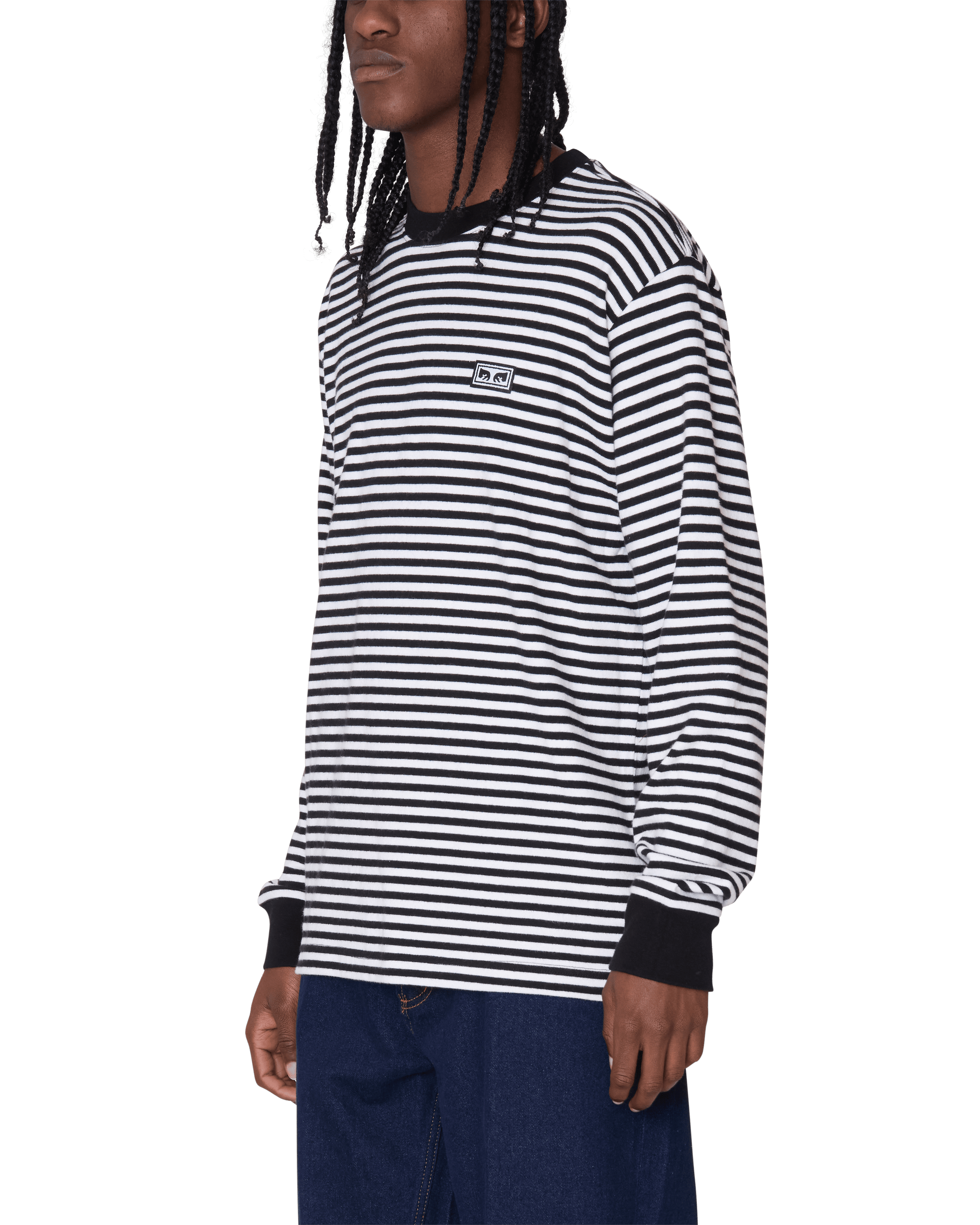 EST. WORKS LS STRIPE T-SHIRT (zoomed)