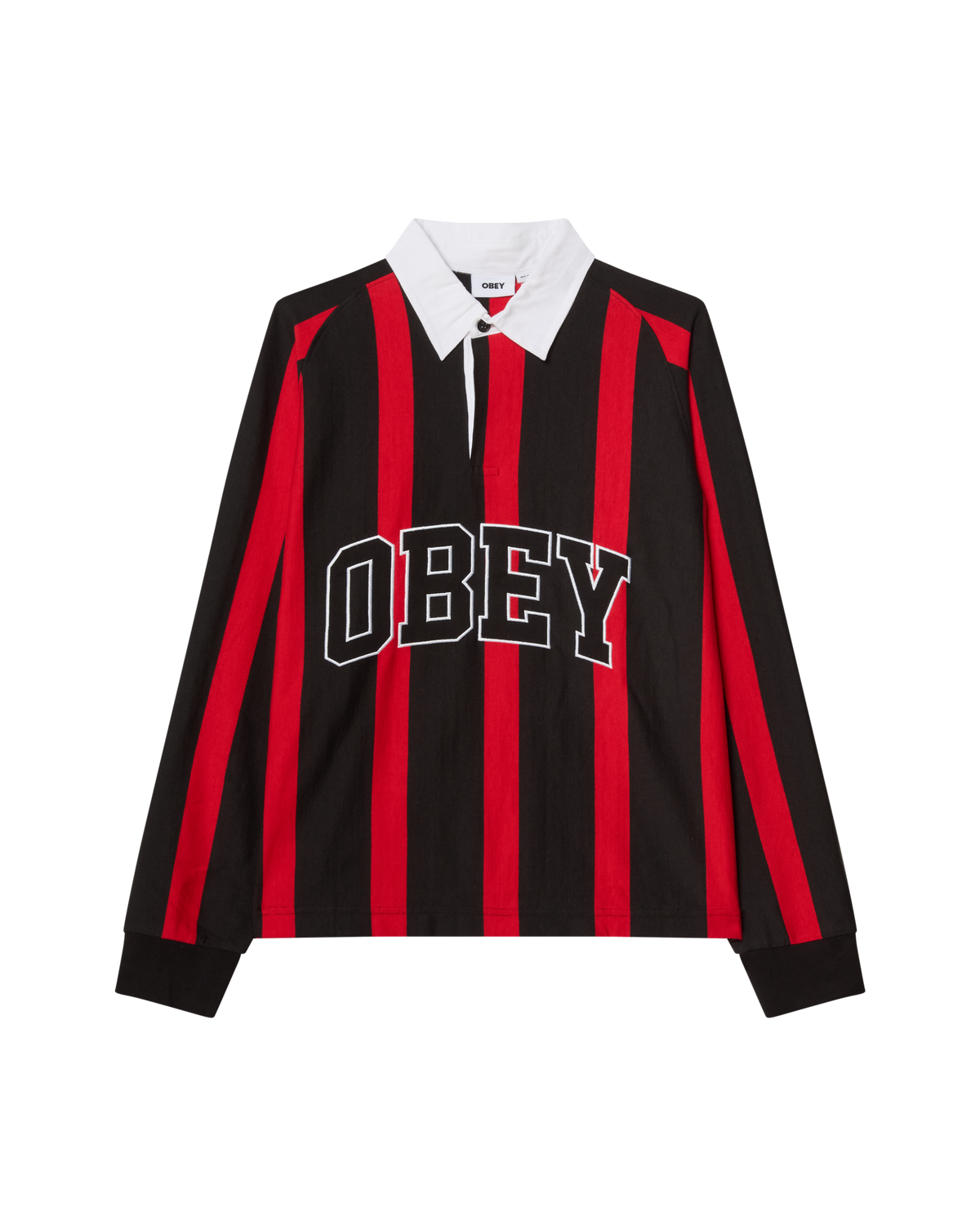 LANDON LS STRIPE POLO