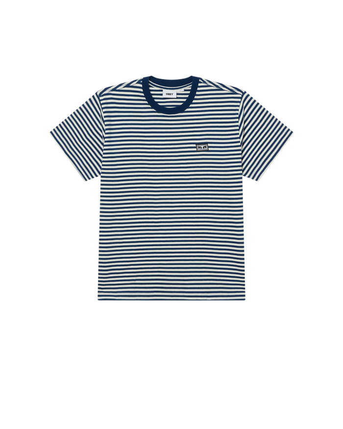 EST. WORKS EYES STRIPE T-SHIRT