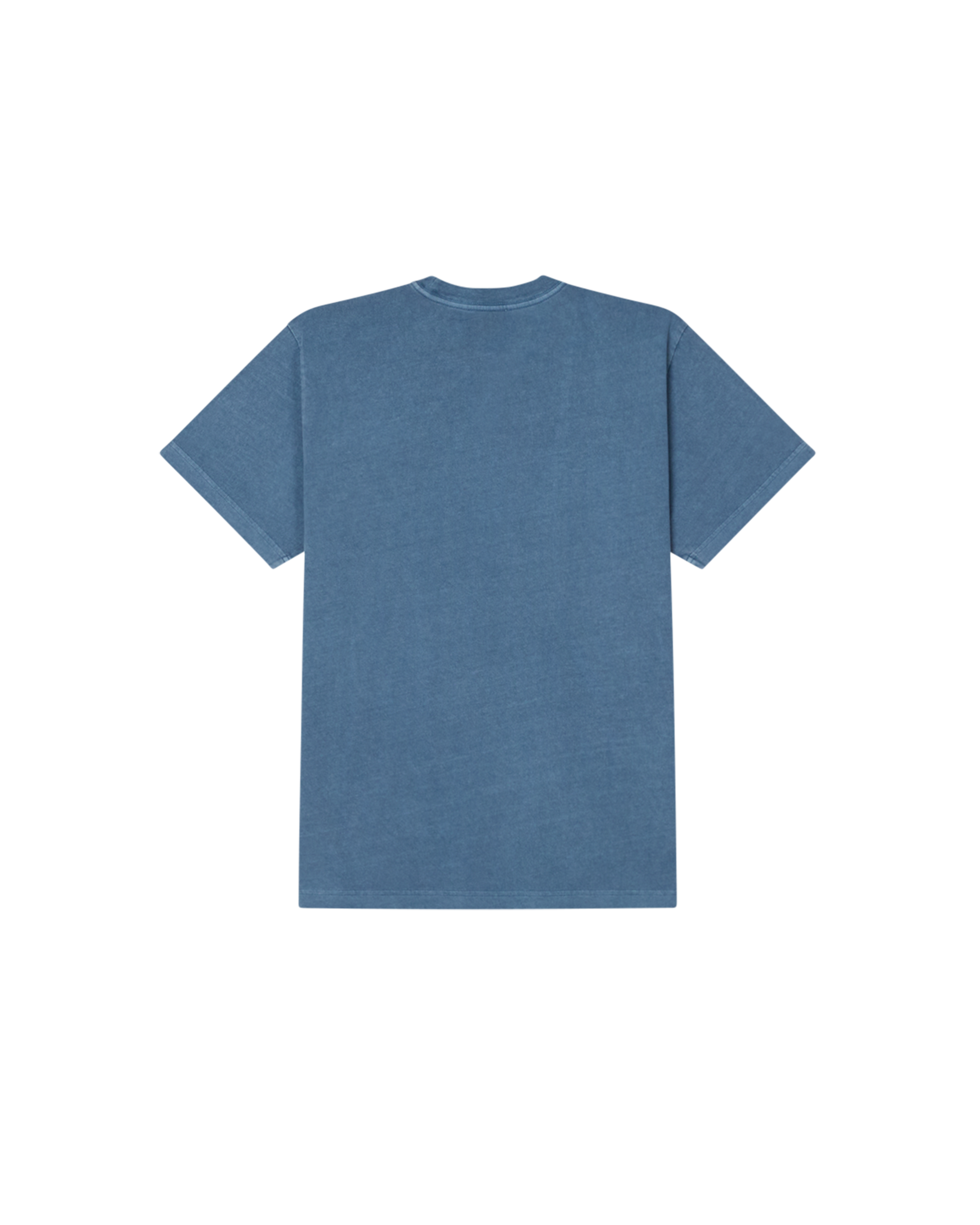 obey lowercase pigment t shirt pigment coronet blue (zoomed)
