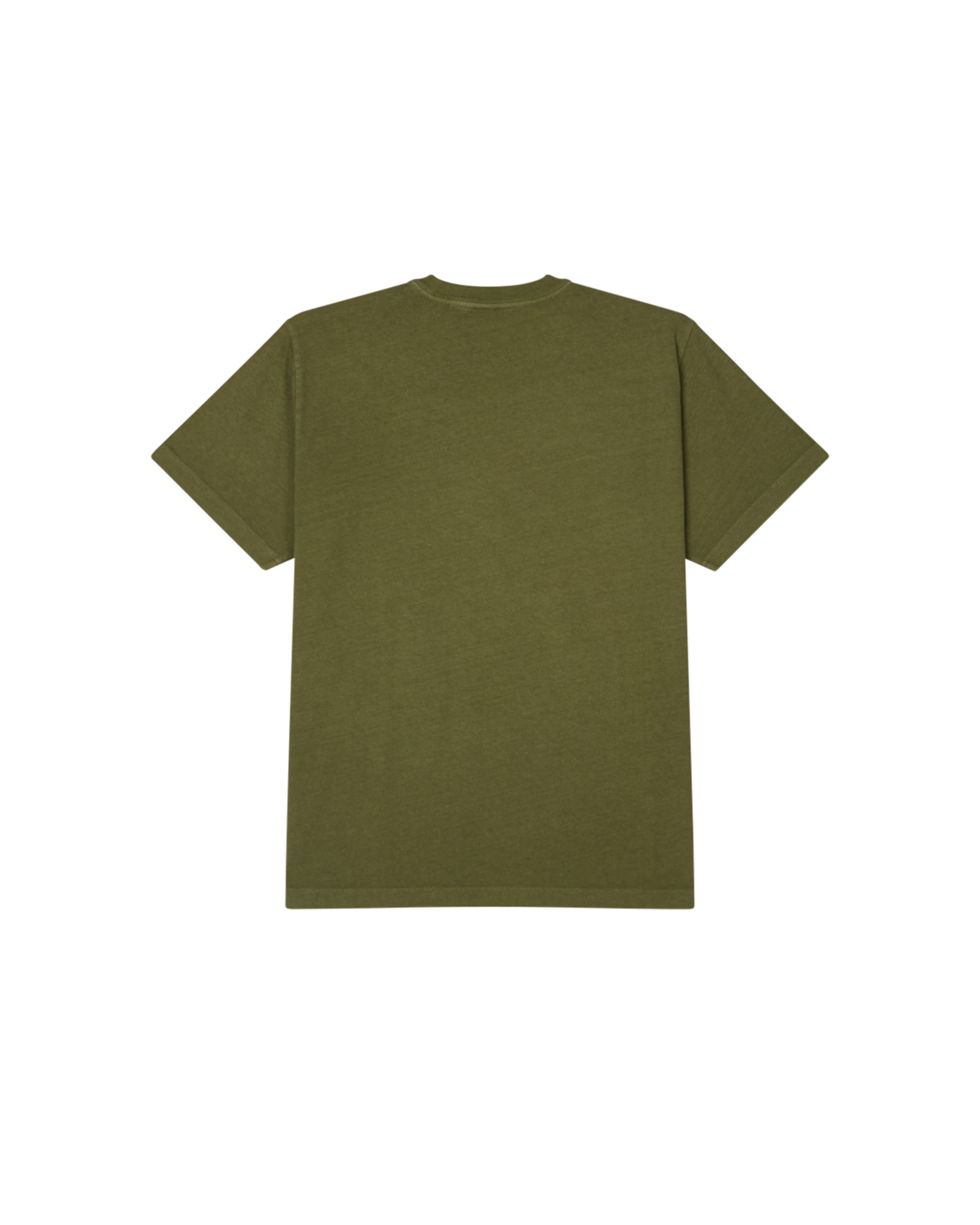 obey lowercase pigment t shirt pigment moss green (zoomed)