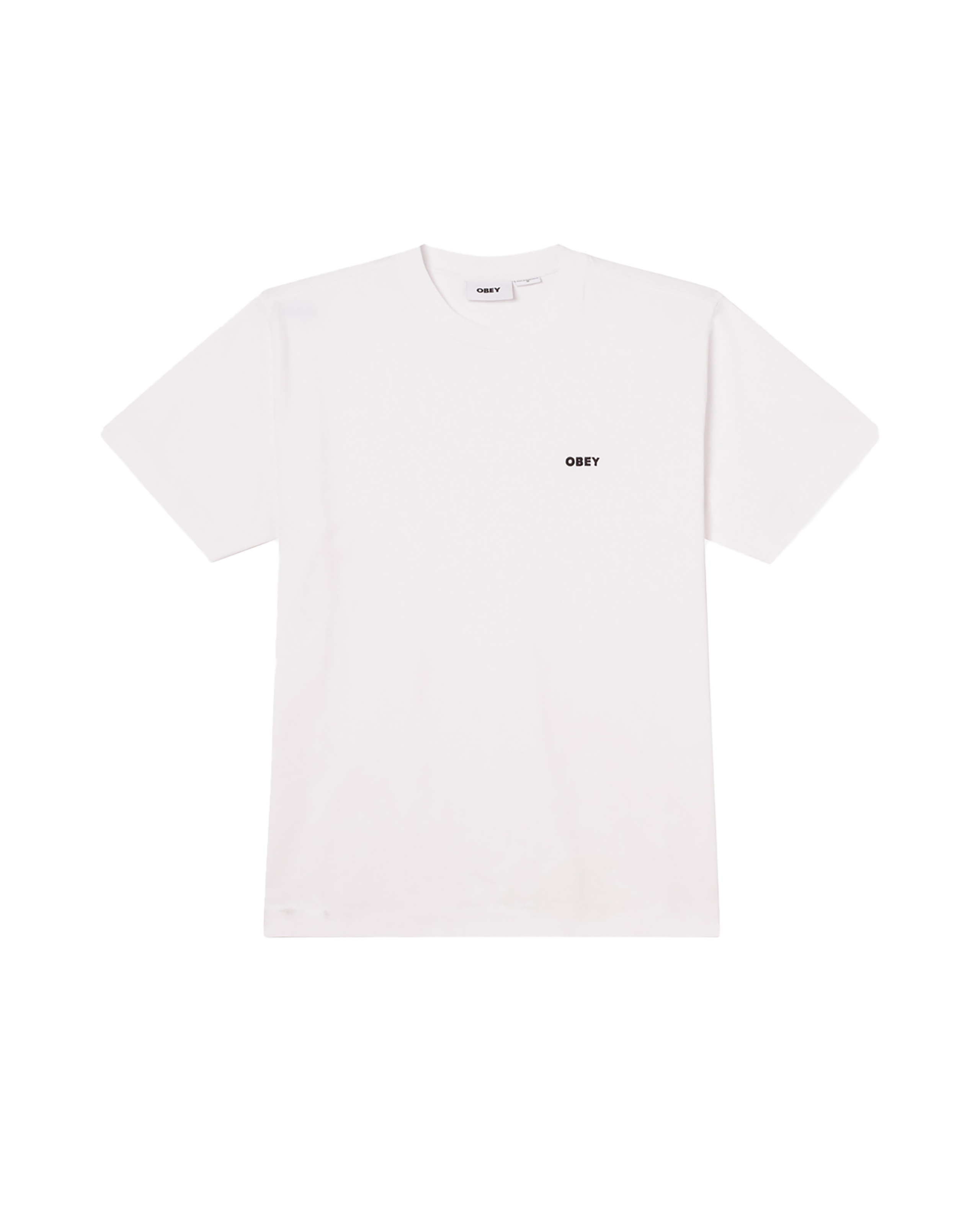 obey est works bold t shirt white (zoomed)