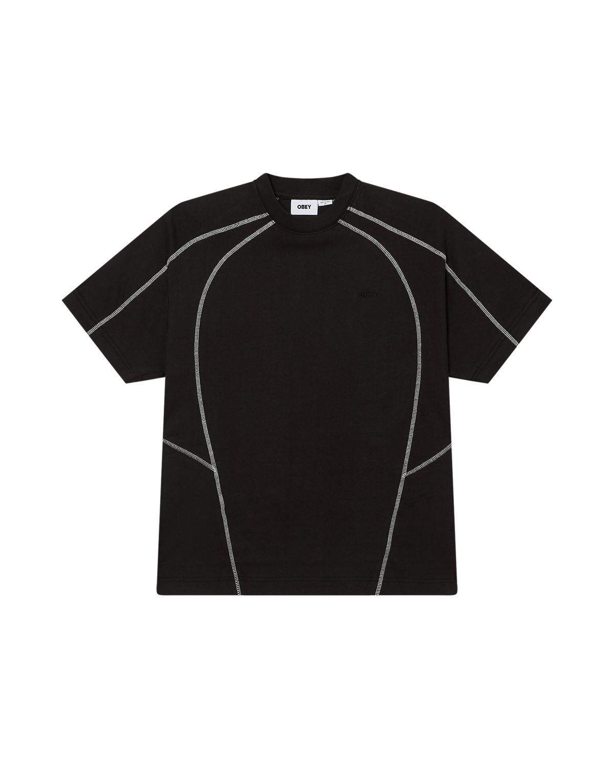 CONTRAST STITCH T-SHIRT (zoomed)