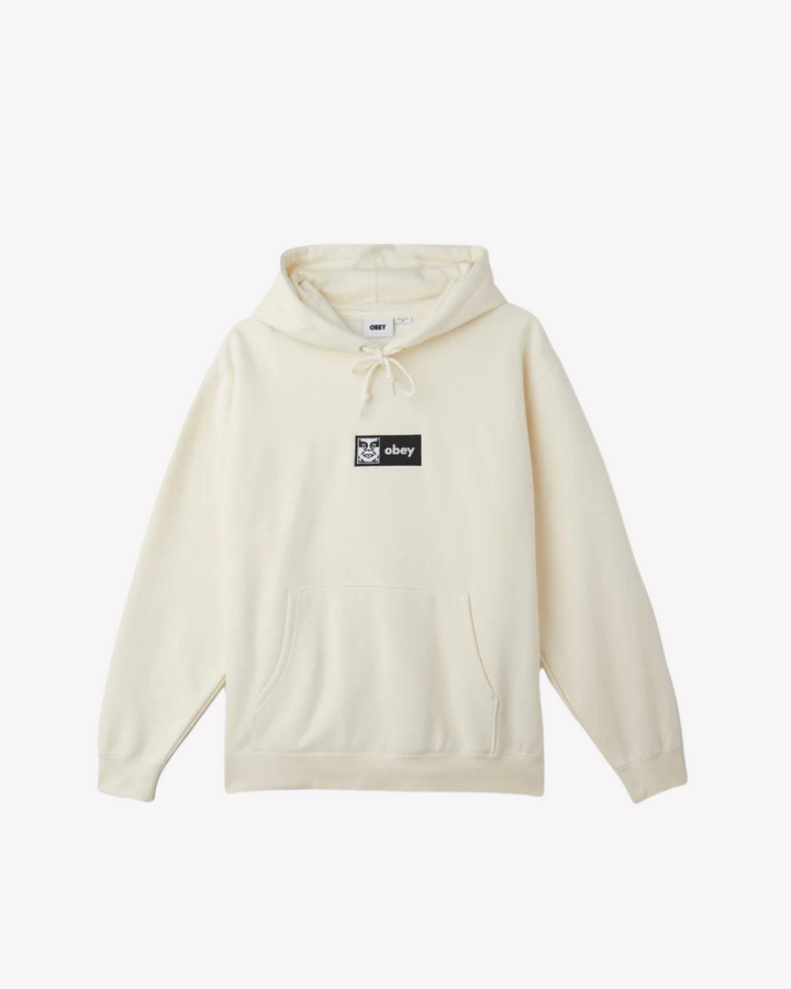 OBEY ICON PULLOVER HOOD UNBLEACHED