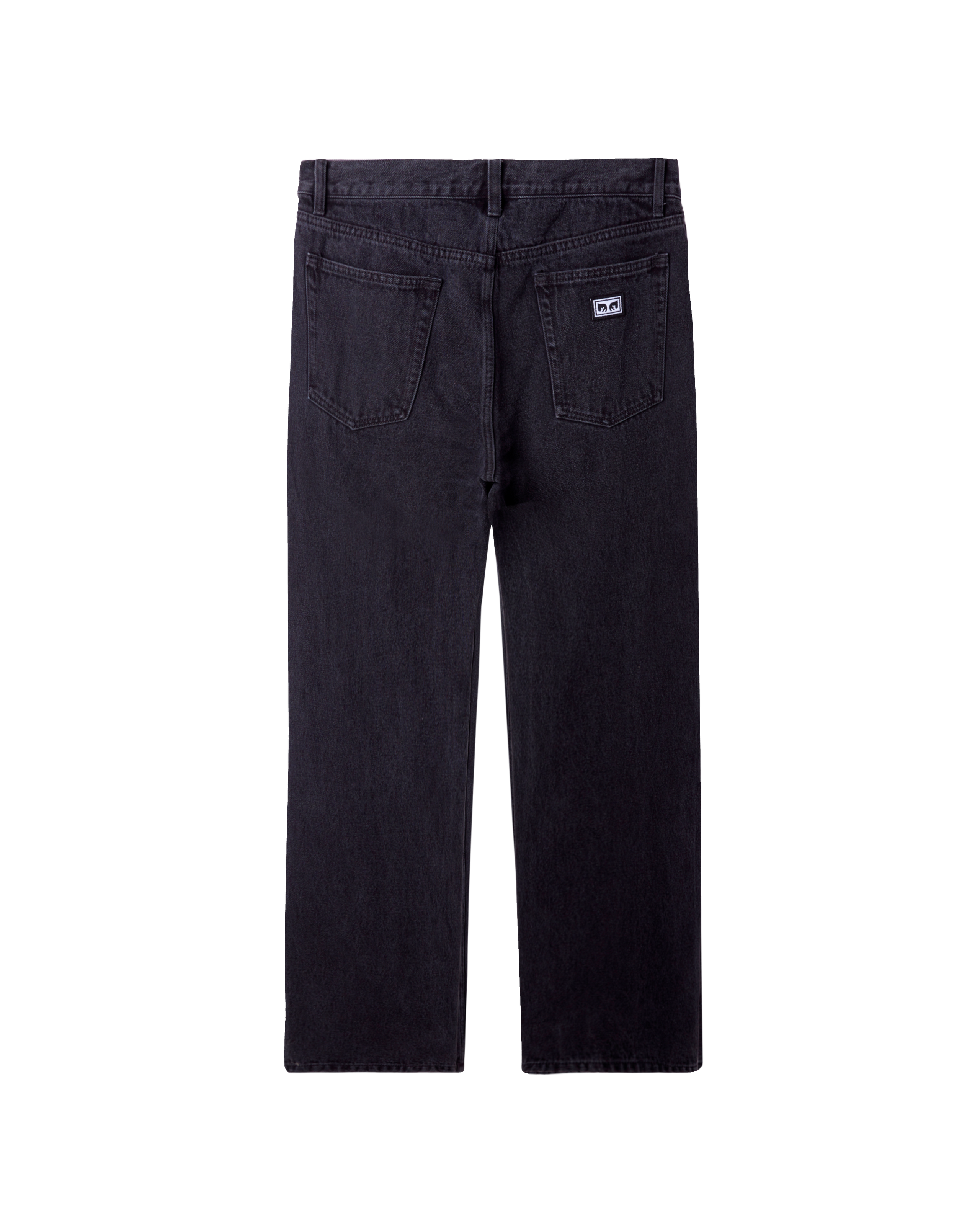 obey hardwork denim faded black (zoomed)