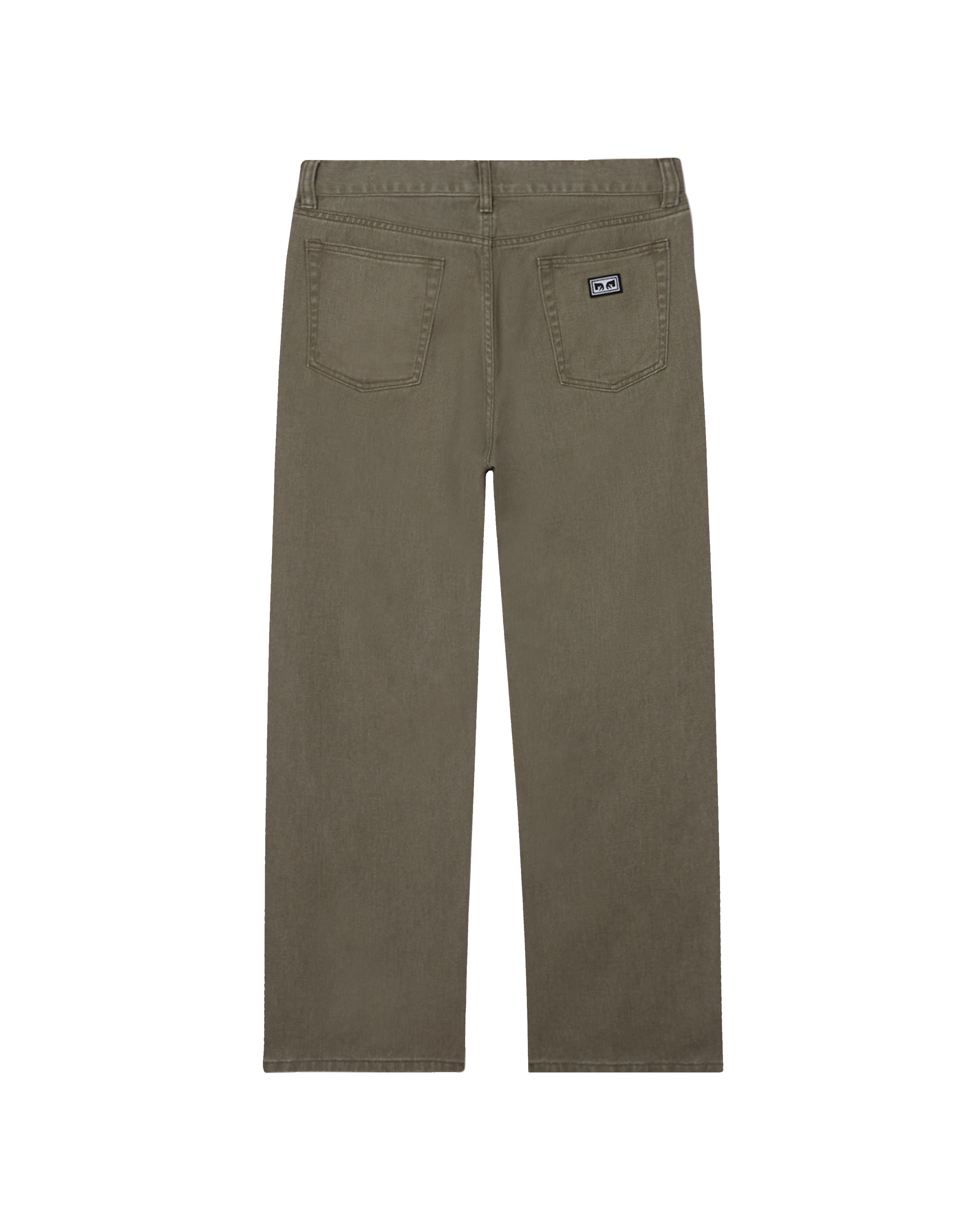 obey hardwork denim tea leaf faded wash (zoomed)