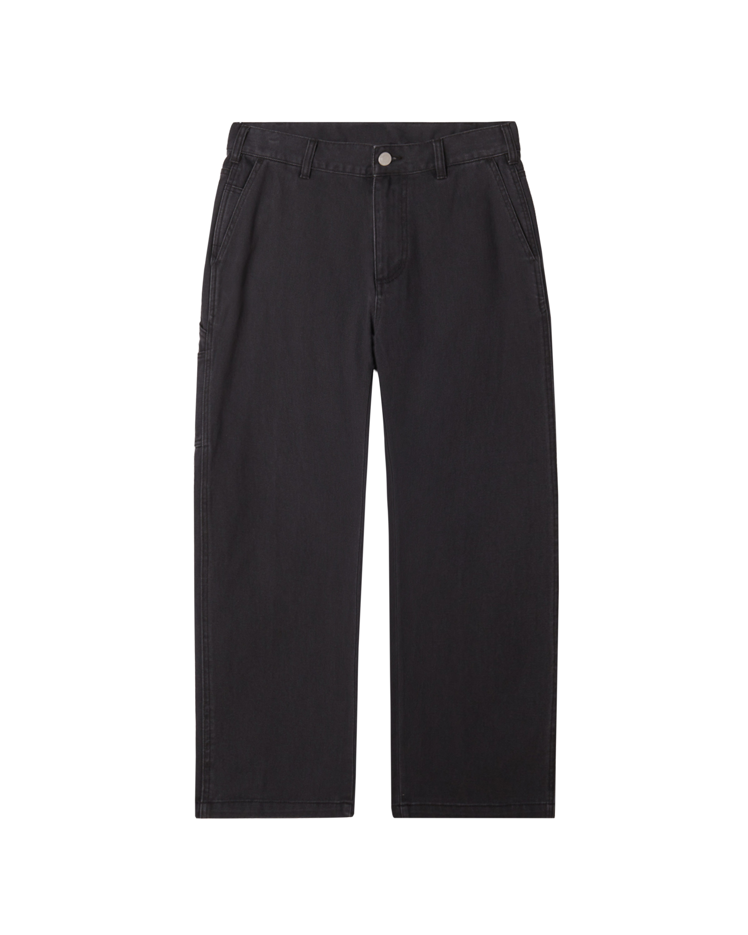 obey hardwork carpenter denim black faded wash