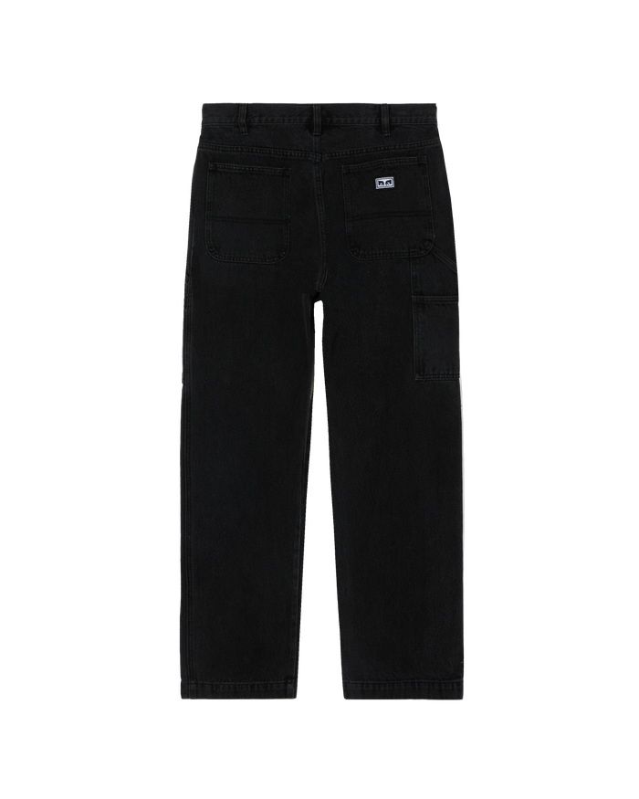 obey-hardwork-carpenter-denim-faded-black - alternate view