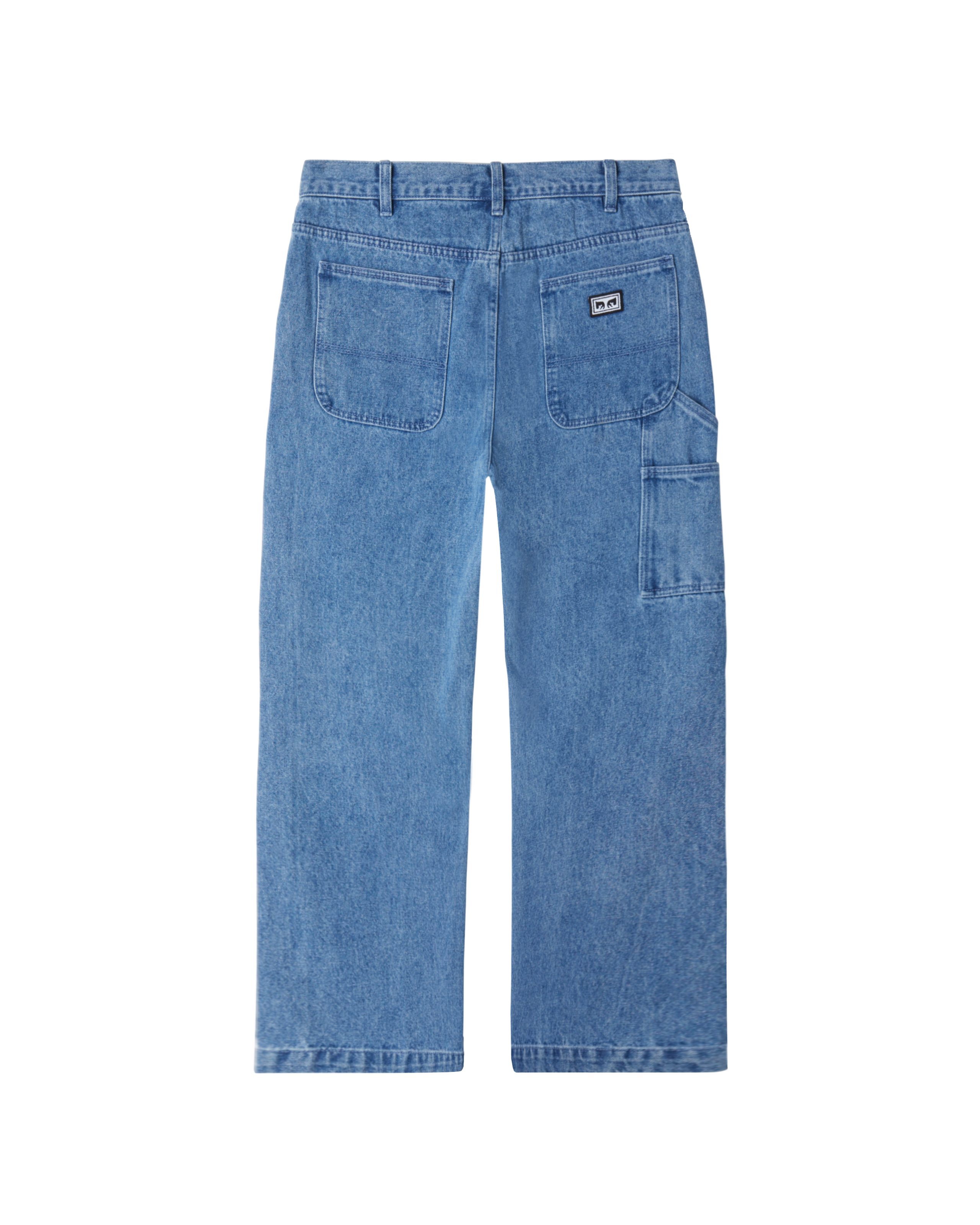 obey hardwork carpenter denim light indigo