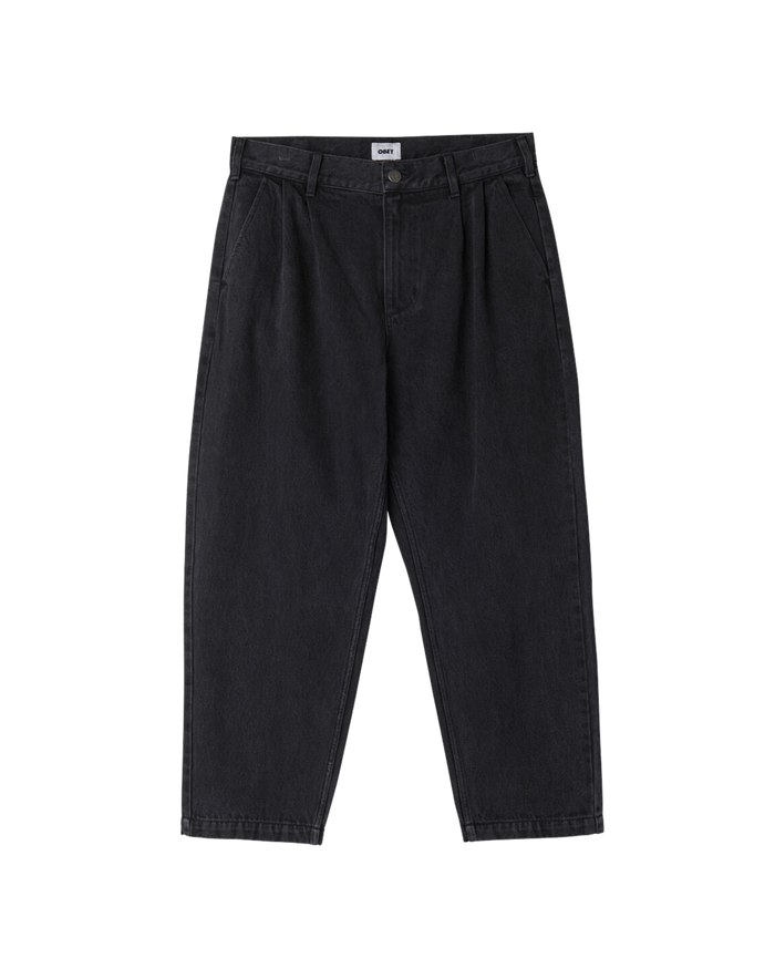 FUBAR PLEATED DENIM Faded Black