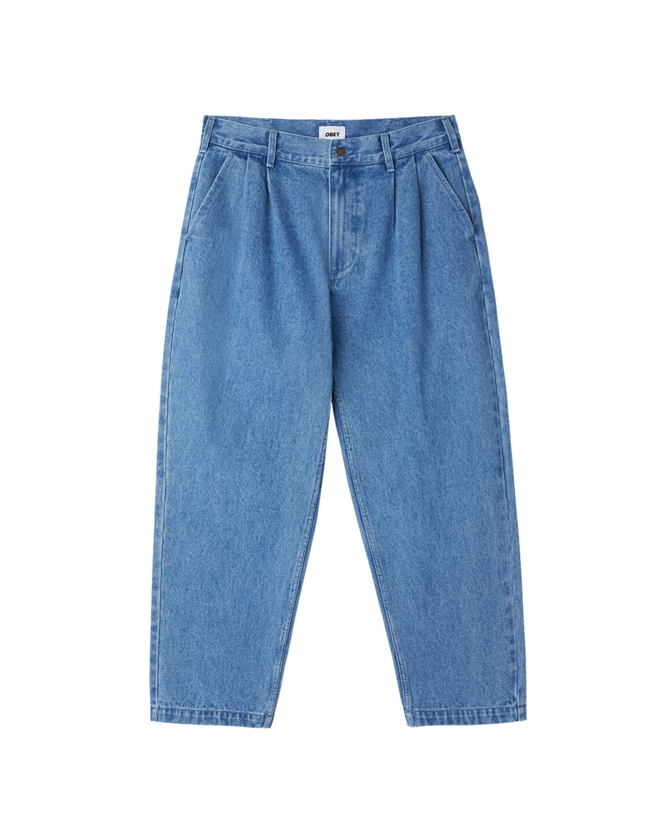 FUBAR PLEATED DENIM Light Indigo