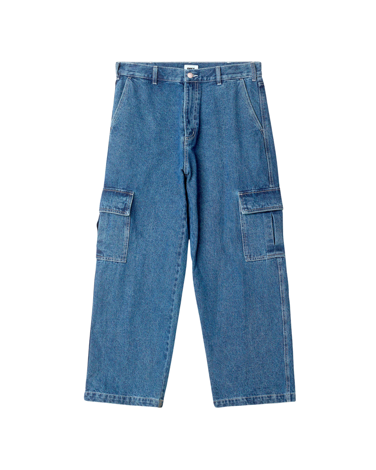 BIG WIG CARGO DENIM PANT Light Indigo