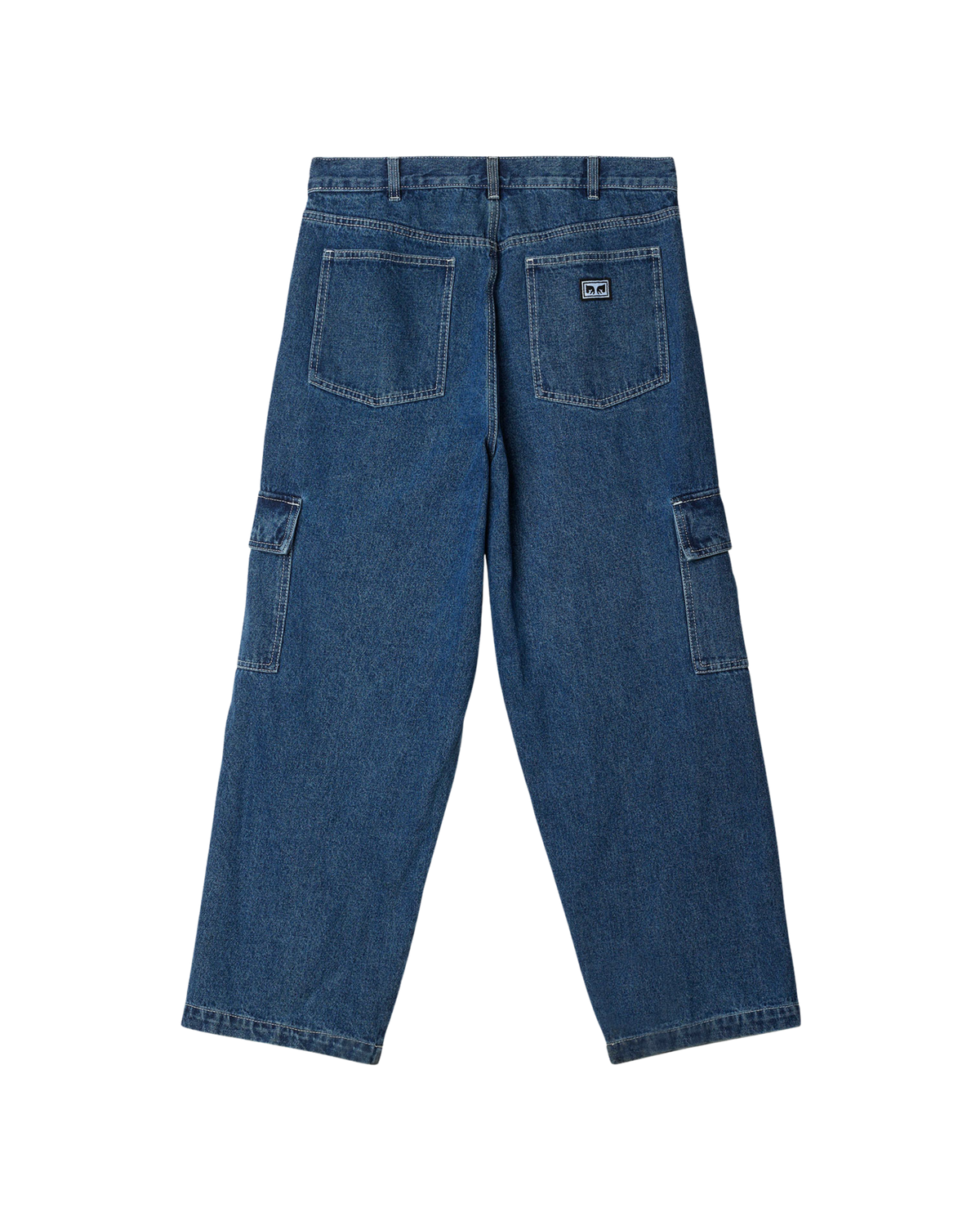 BIG WIG CARGO DENIM PANT Stonewash Indigo