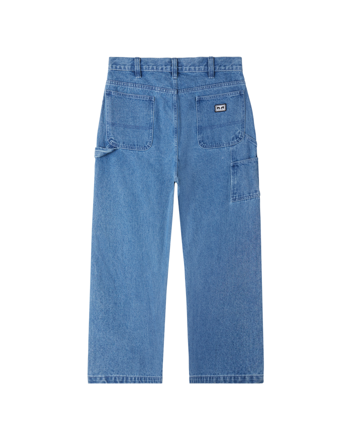 obey bigwig denim carpenter pant light indigo