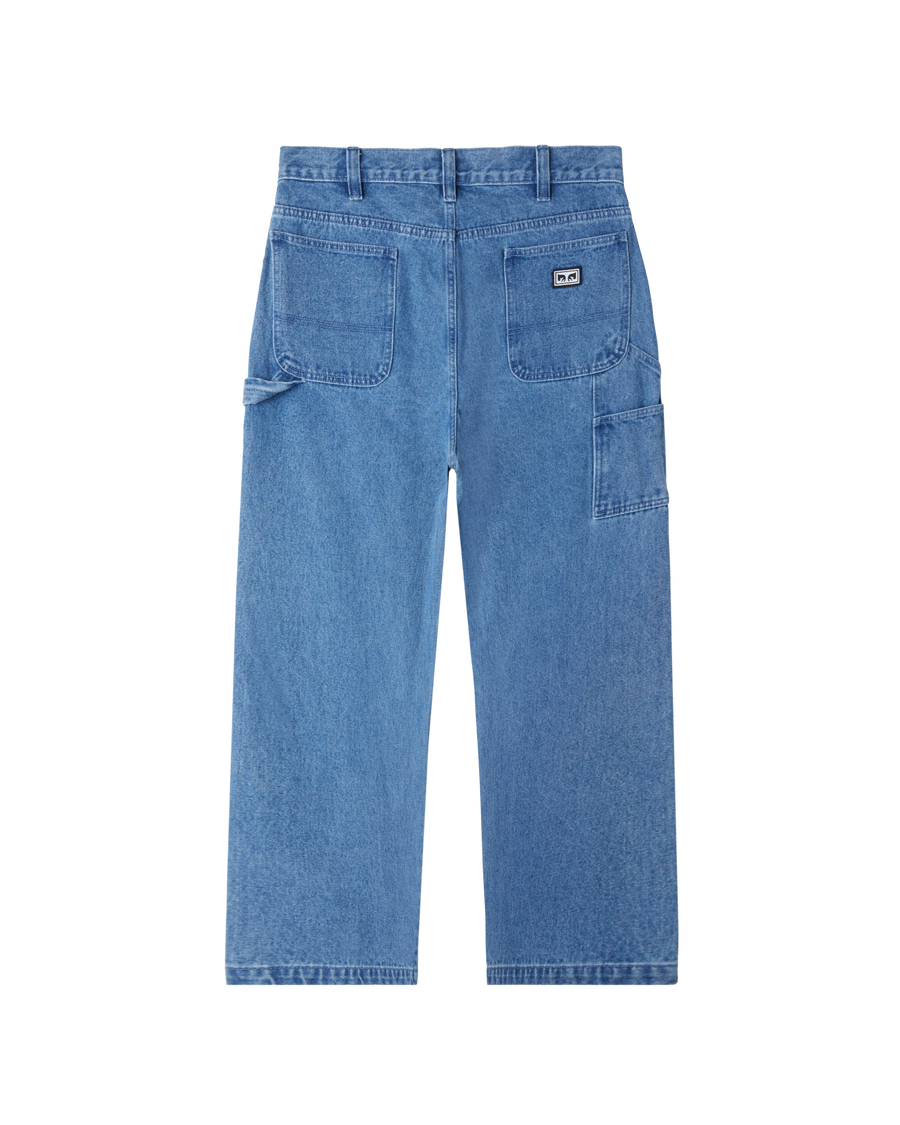 obey bigwig denim carpenter pant light indigo