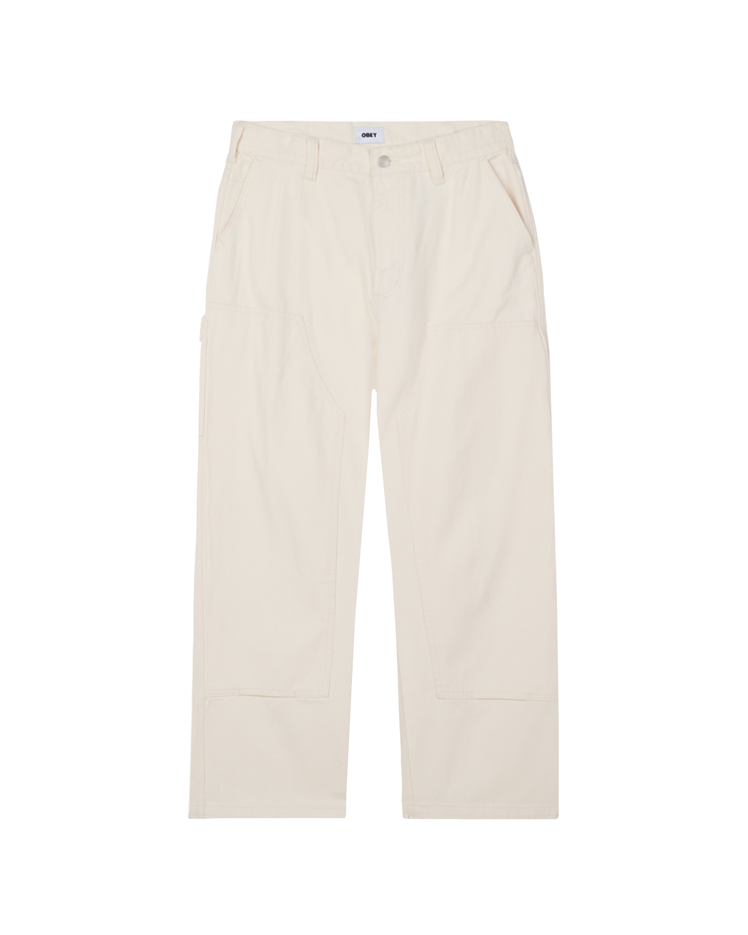 obey bigwig denim carpenter pant unbleached faded wash (zoomed)