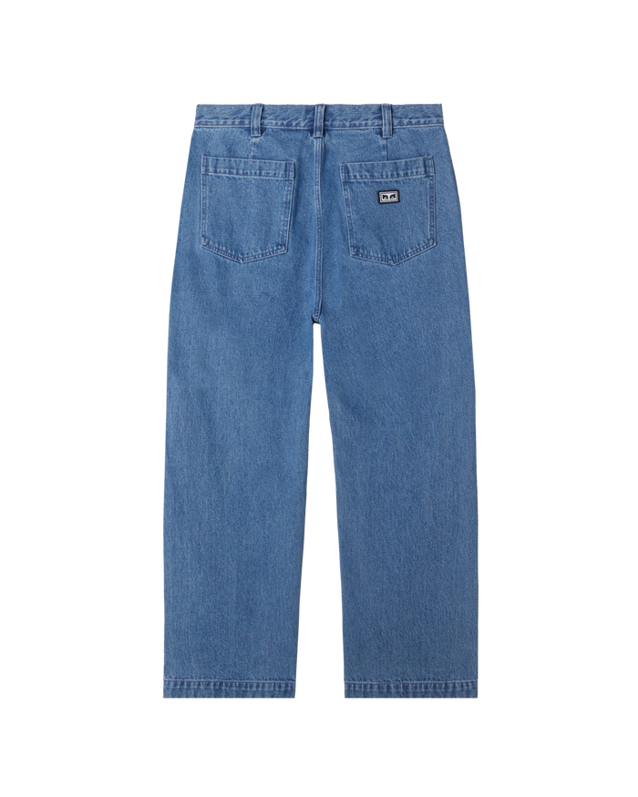 obey big timer utility denim light indigo