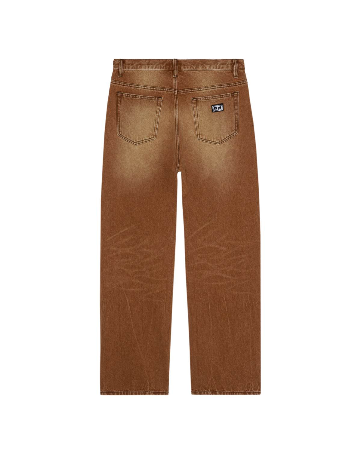 obey-boxcar-straight-leg-denim-archive-brown - alternate view