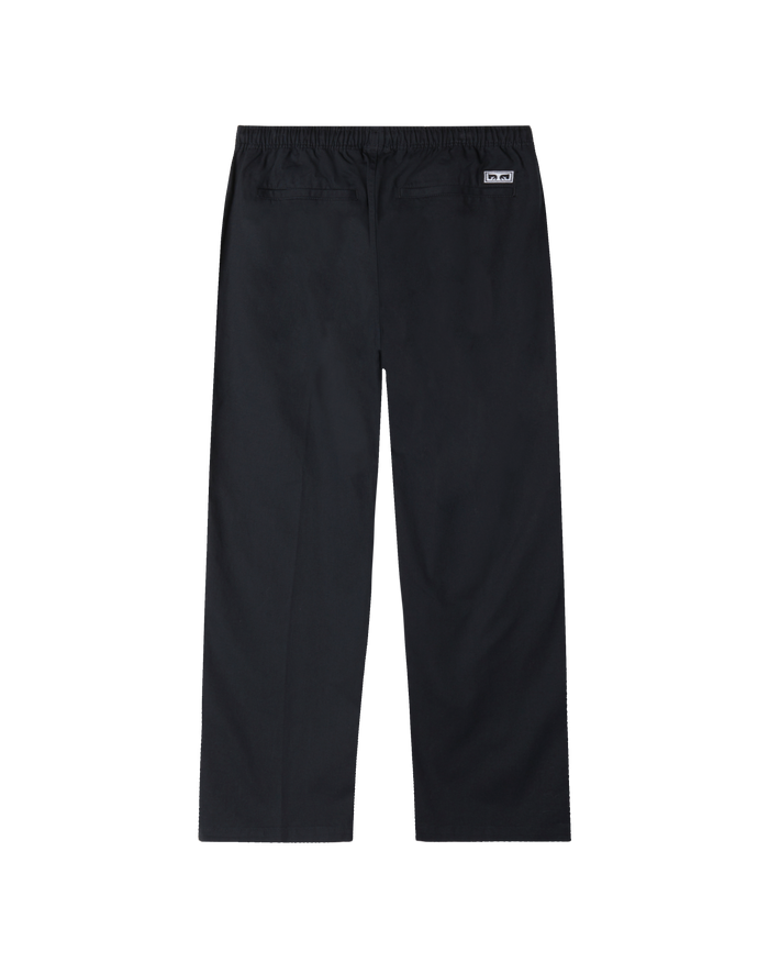 obey easy twill pant black