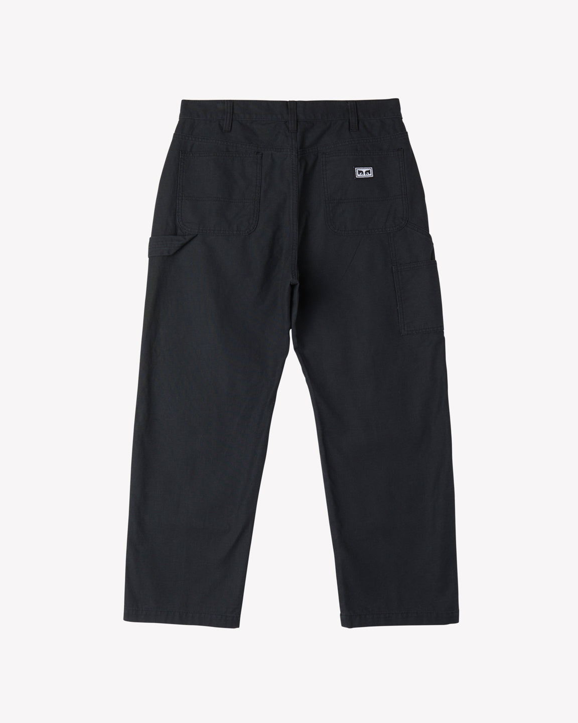 obey big timer twill double knee pant black (zoomed)