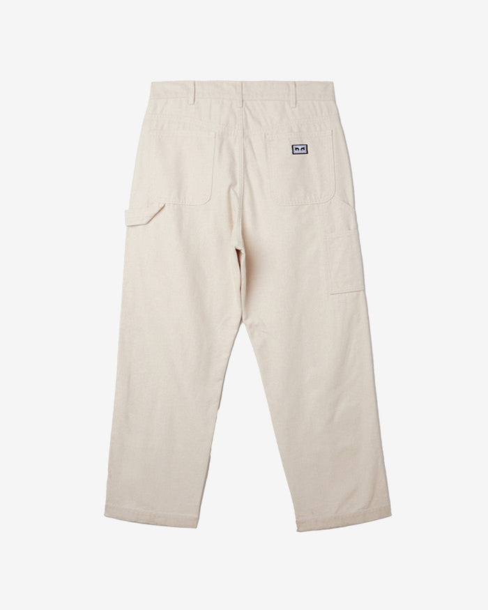 obey big timer twill double knee pant clay