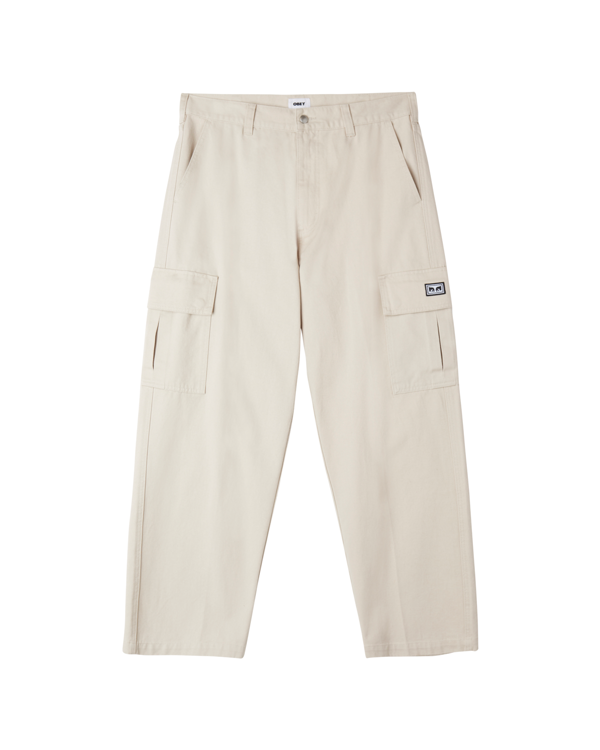 BIGWIG BAGGY TWILL CARGO PANT Silver Grey