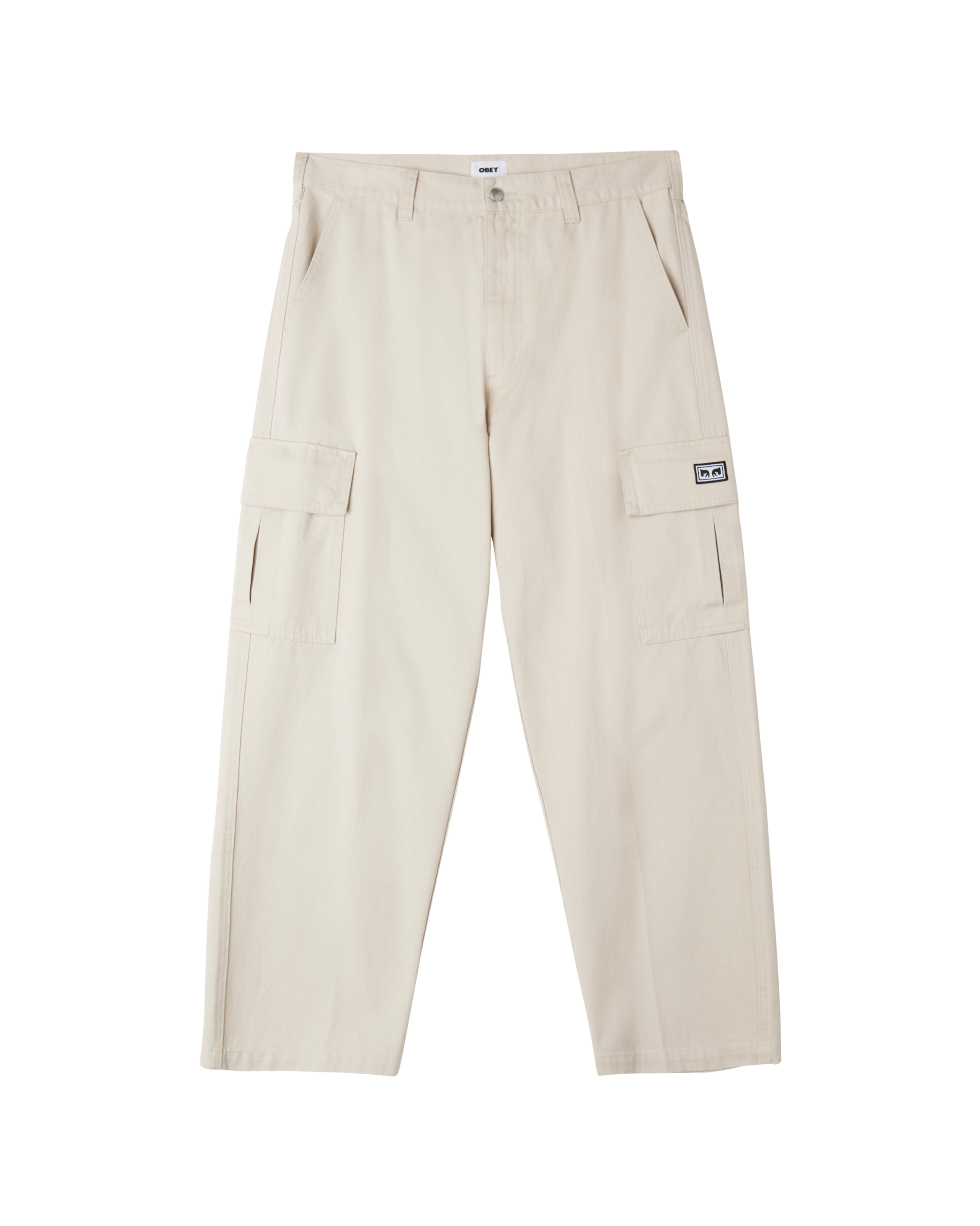 BIGWIG BAGGY TWILL CARGO PANT Silver Grey