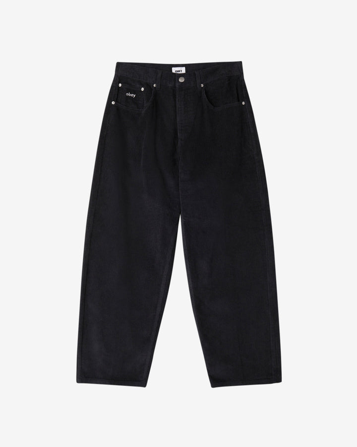 BIGWIG BAGGY CORDUROY PANT DIGITAL BLACK