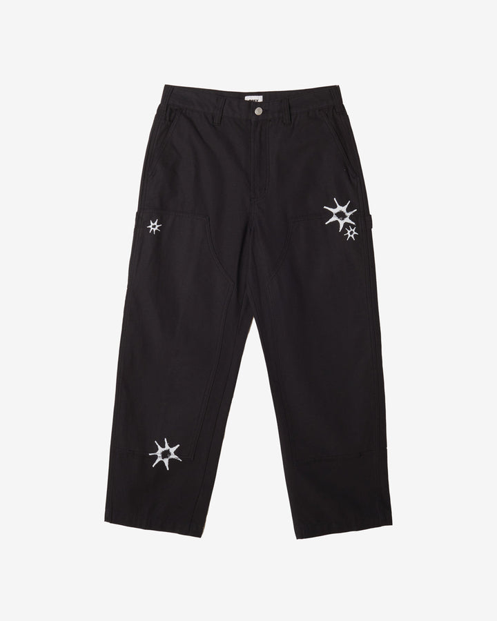 BIG TIMER PRINTED CARPENTER PANT BLACK