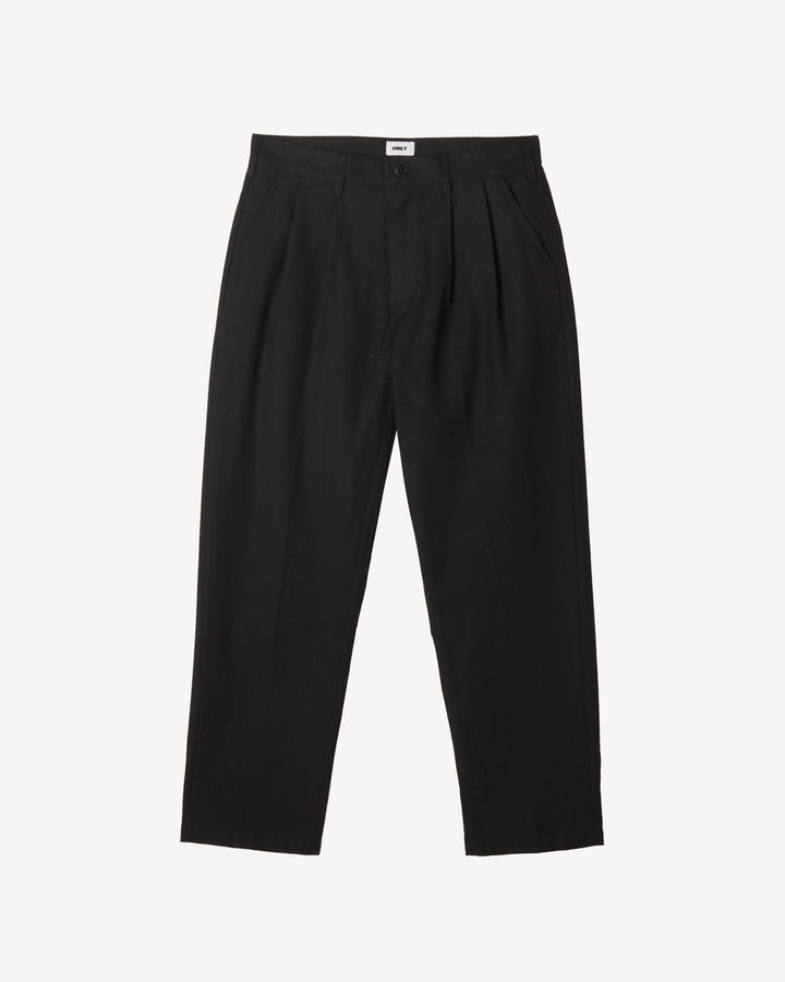 FUBAR PLEATED PANT BLACK