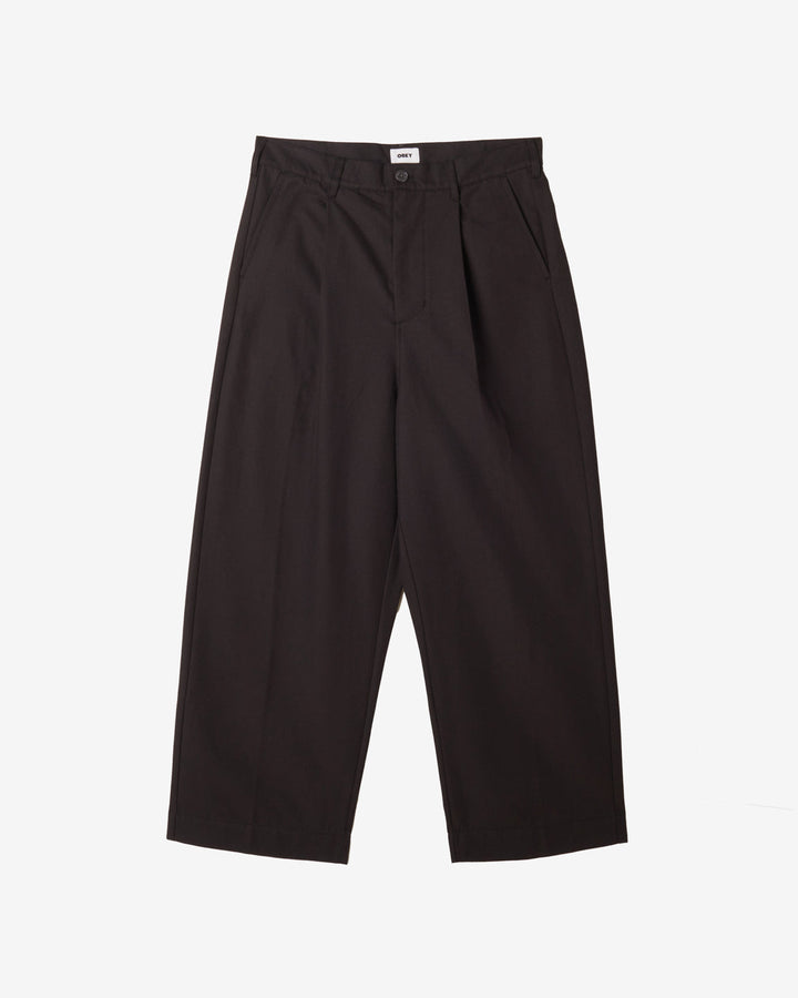 OLIVER PLEATED PANT DIGITAL BLACK