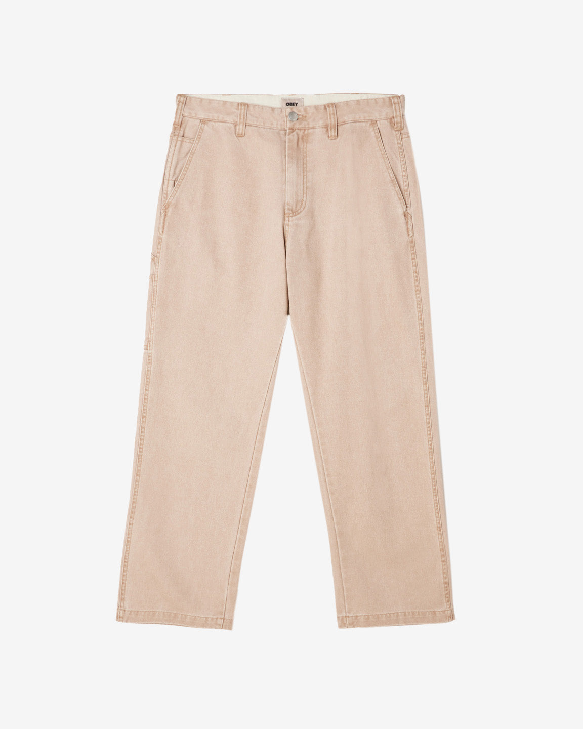 obey hardwork carpenter pant pigment warm taupe