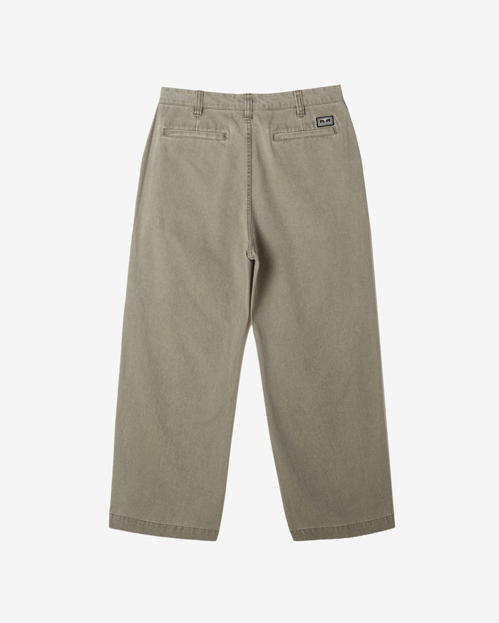 obey bigwig chino pant pigment tea leaf