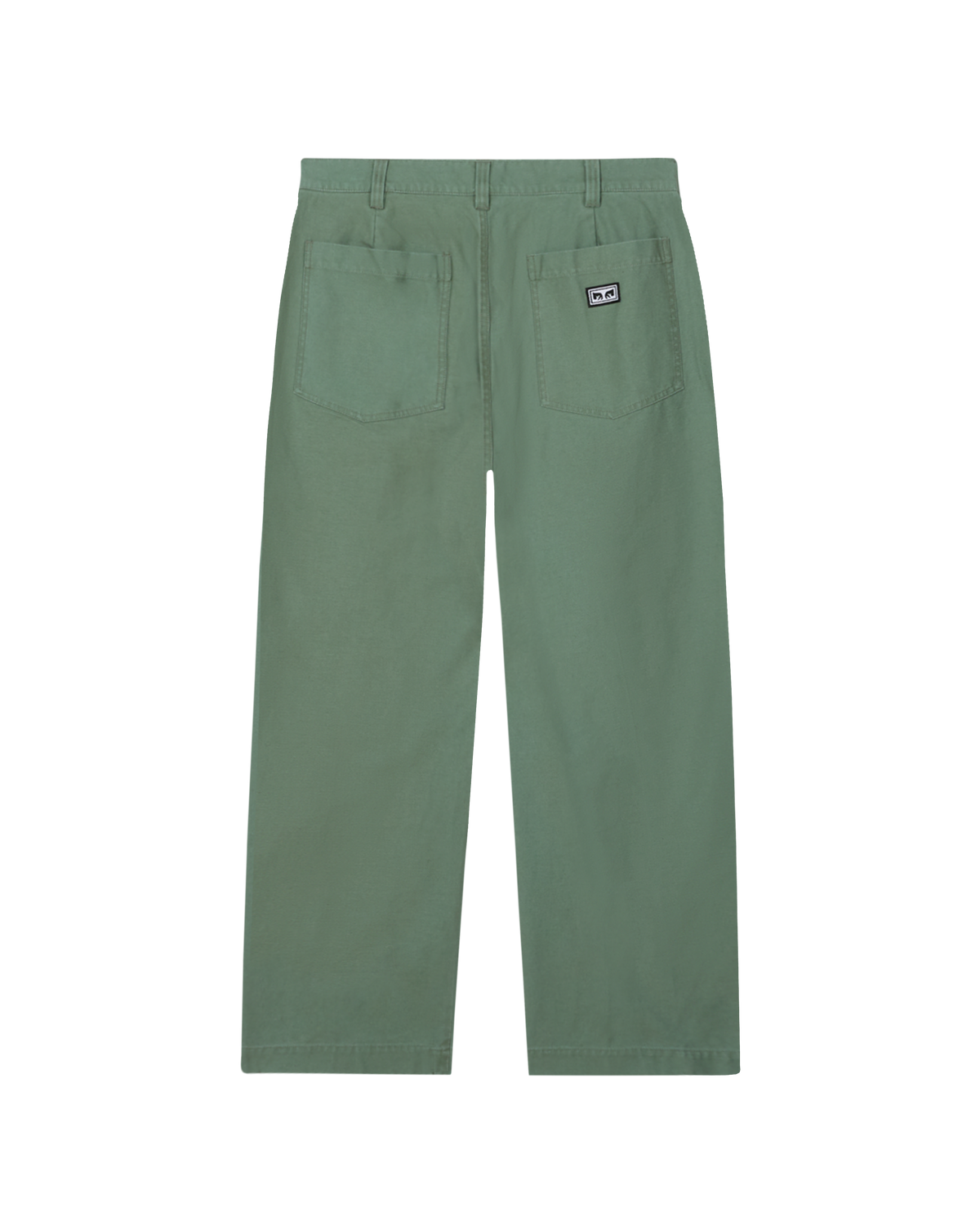 obey bigwig baggy utility pant laurel wreath faded wash