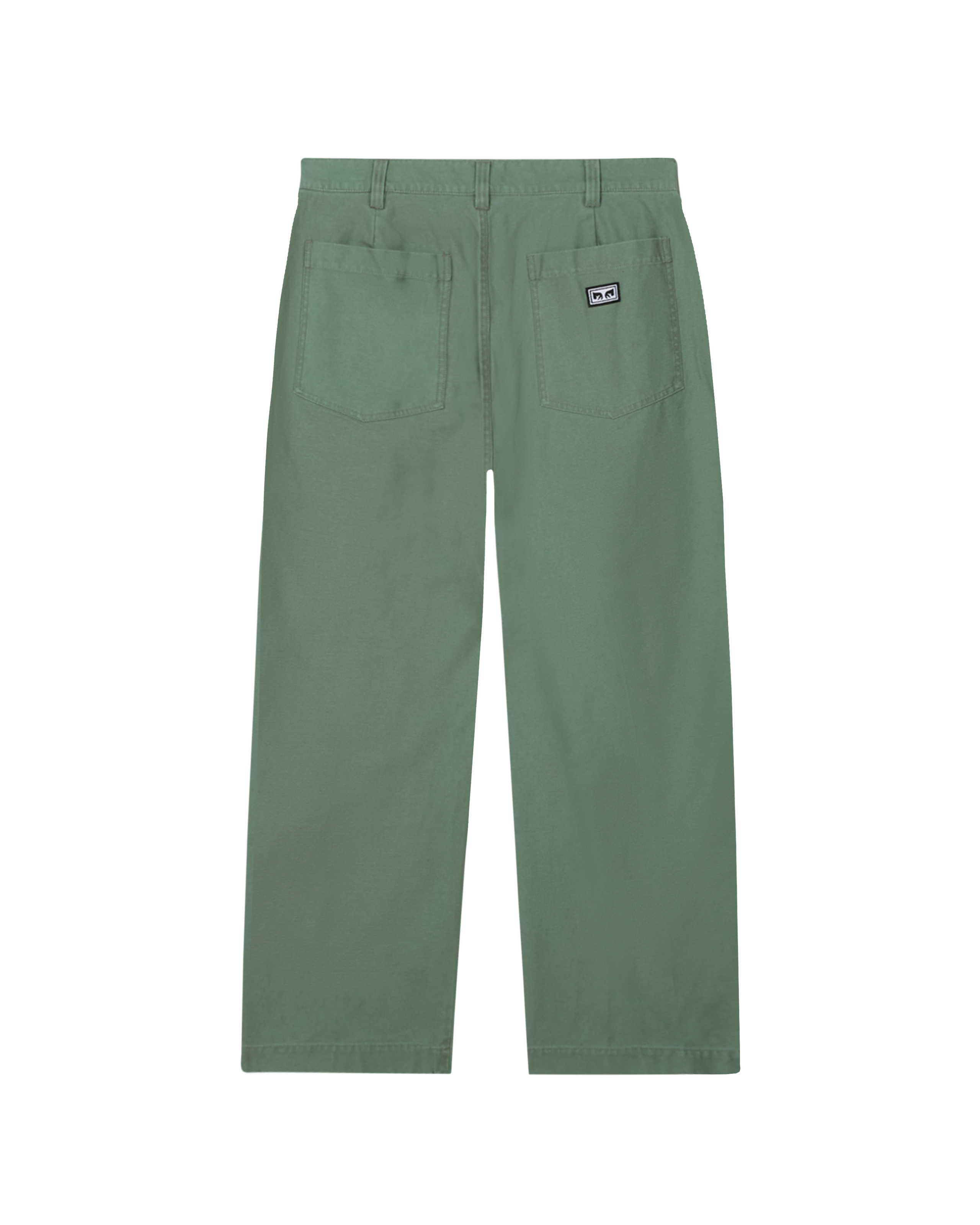 obey bigwig baggy utility pant laurel wreath faded wash