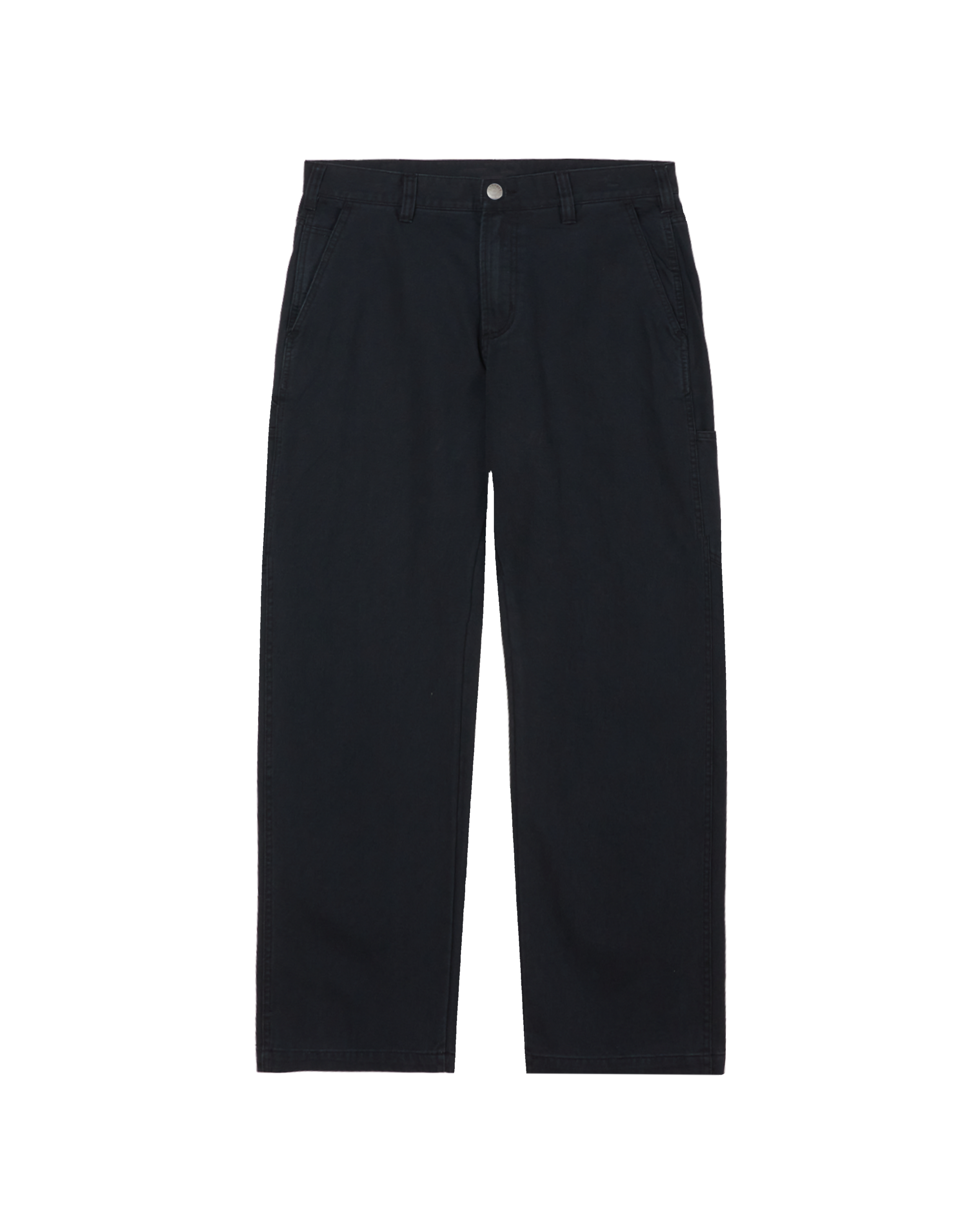 obey big timer carpenter pant anthracite faded wash (zoomed)