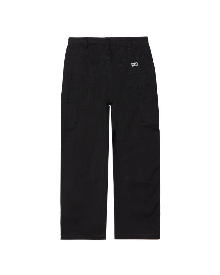 obey-big-timer-carpenter-pant-black-faded-wash - alternate view