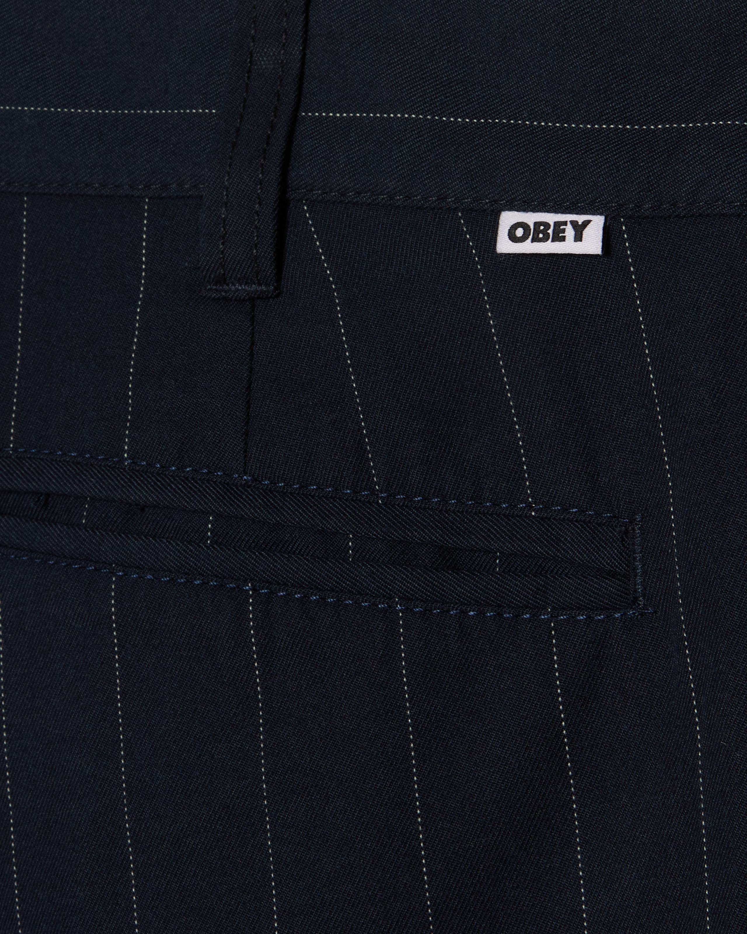 DEAN STRIPE PLEATED PANT
