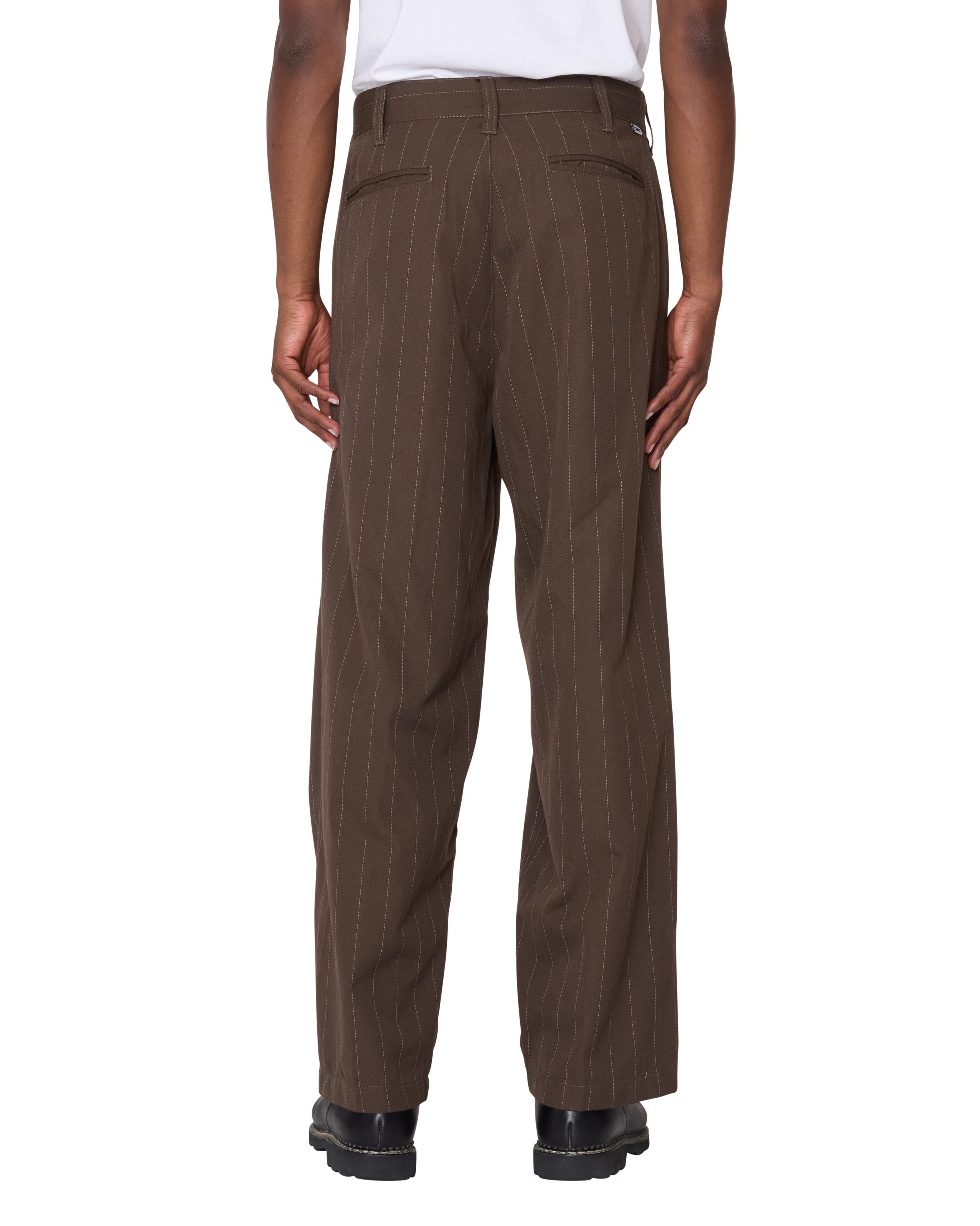 DEAN STRIPE PLEATED PANT