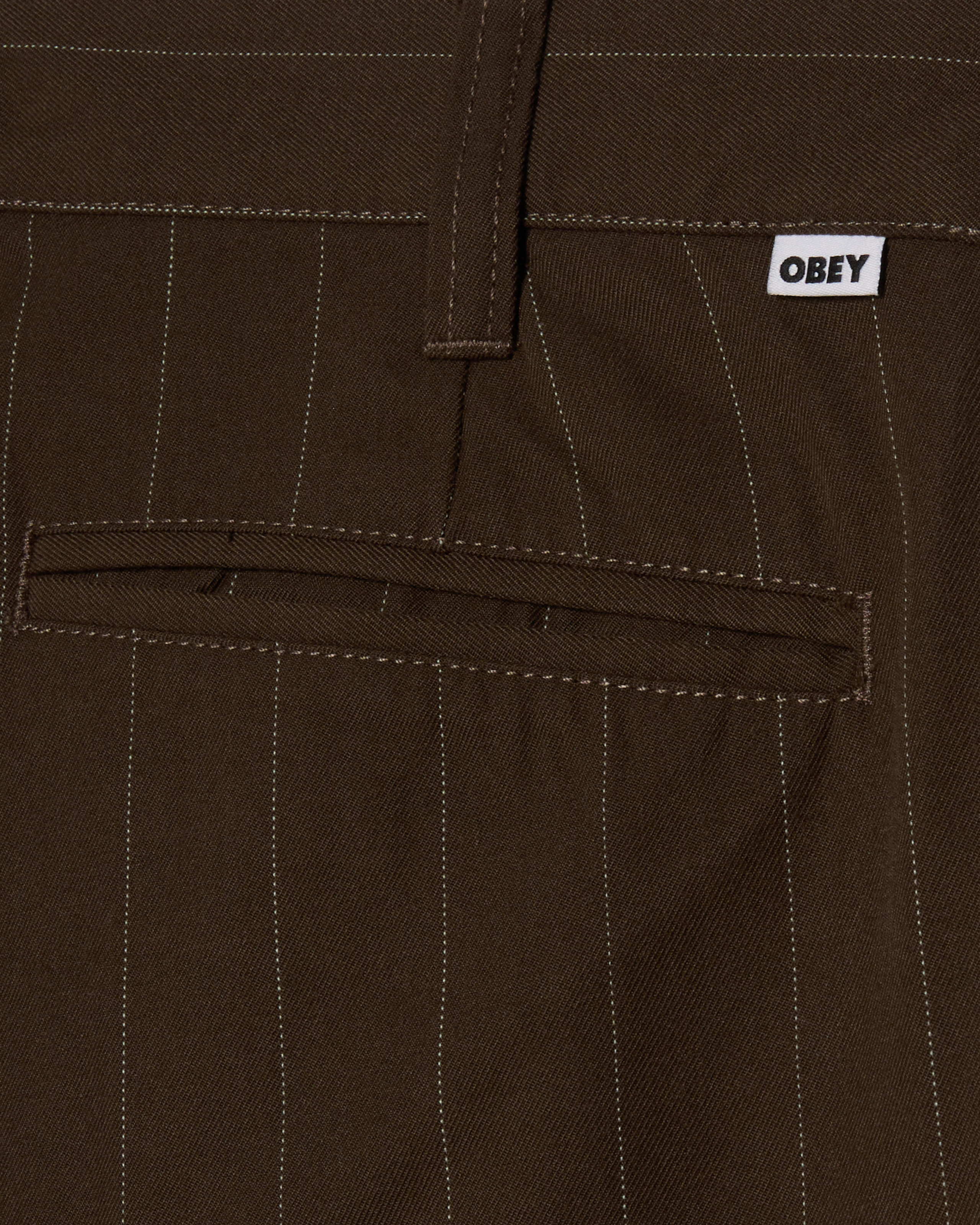 DEAN STRIPE PLEATED PANT