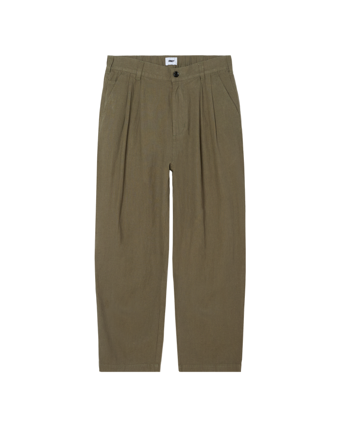 obey-foster-pleated-linen-pant-smokey-olive