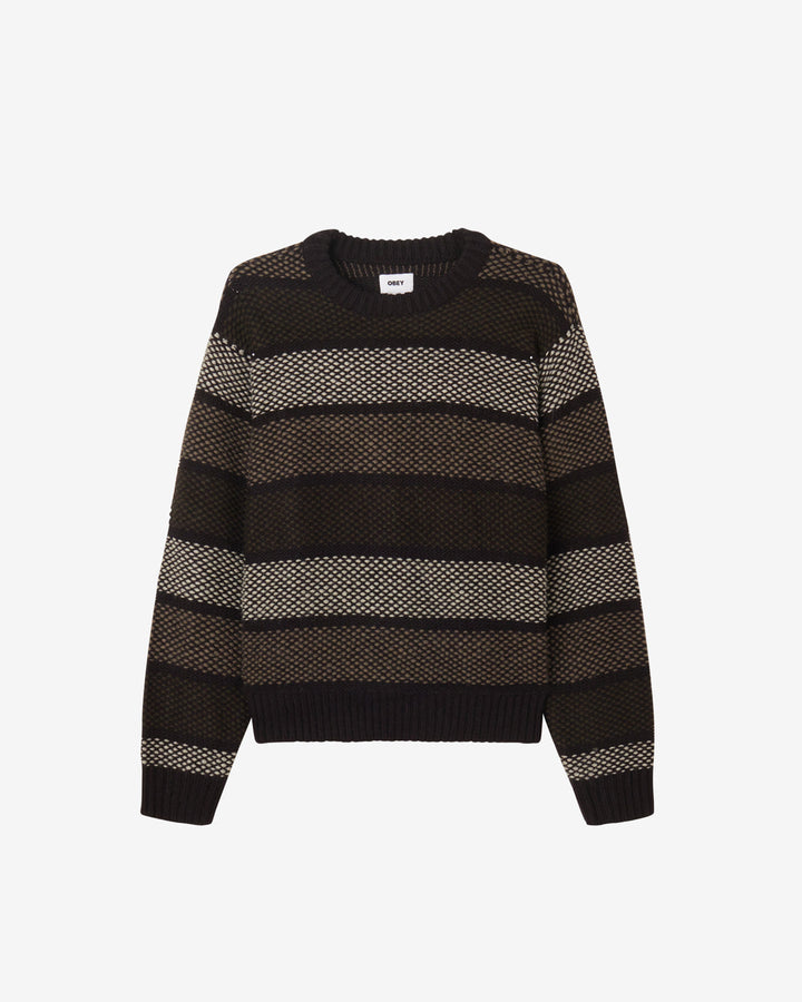 BENJAMIN CREWNECK BLACK MULTI